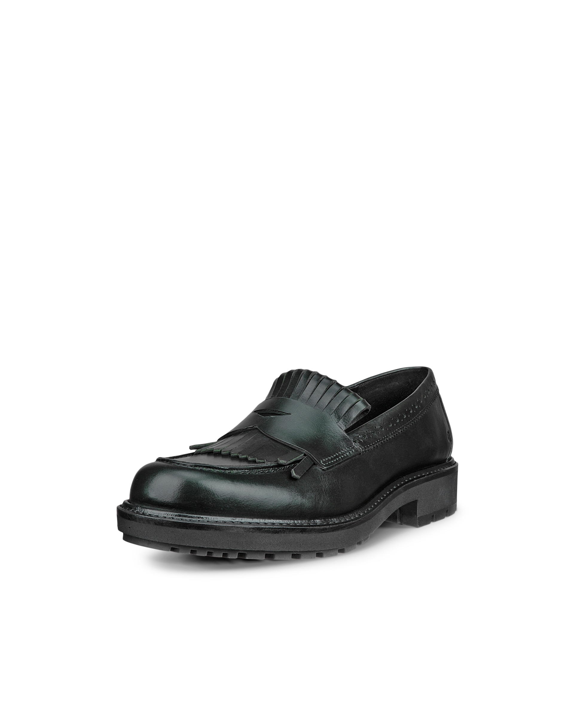 Women's ECCO® Metropole Oslo Leather Loafer - Green - Main