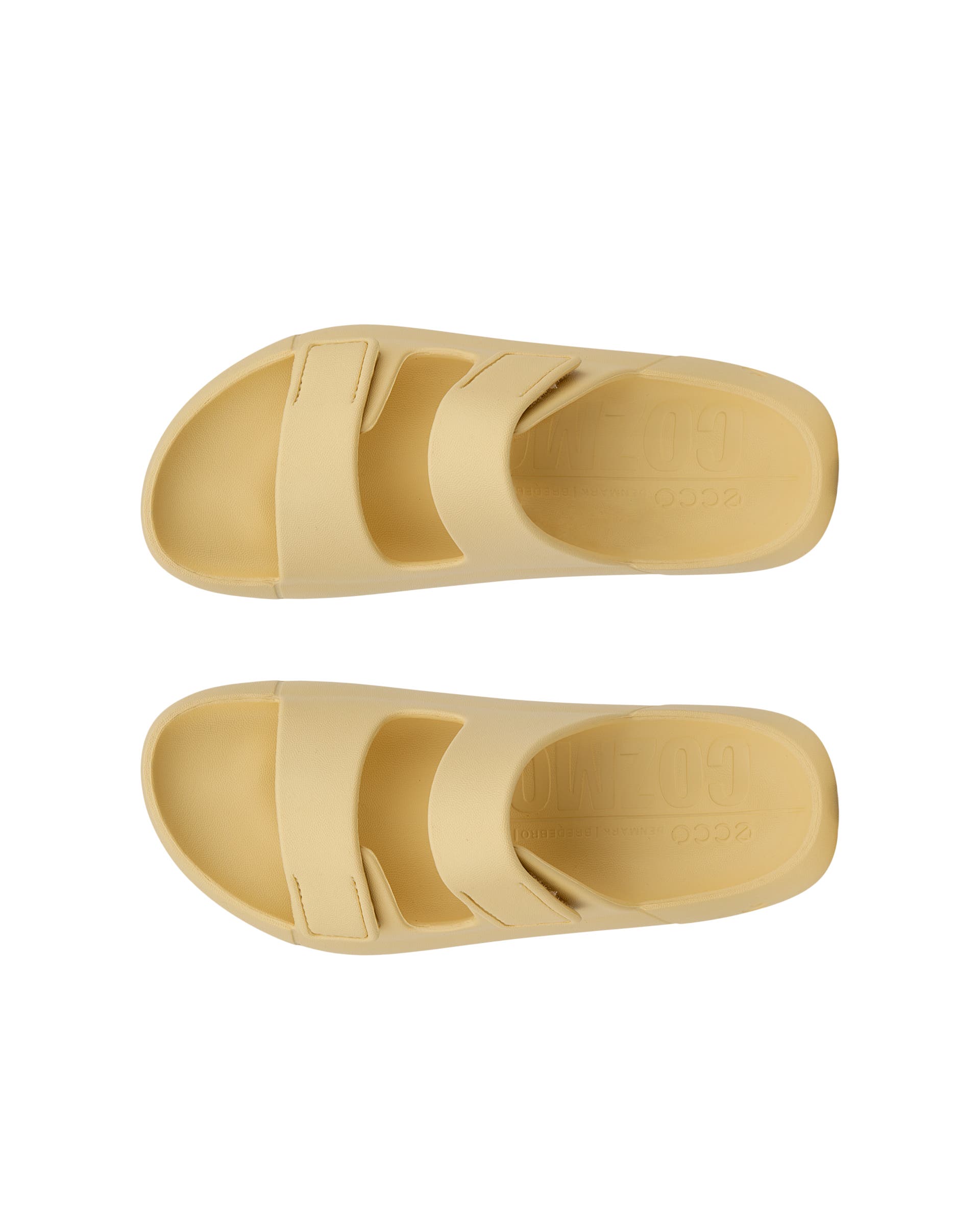 ECCO Cozmo E Sandal 2ストラップサンダル - イエロー - Top left pair