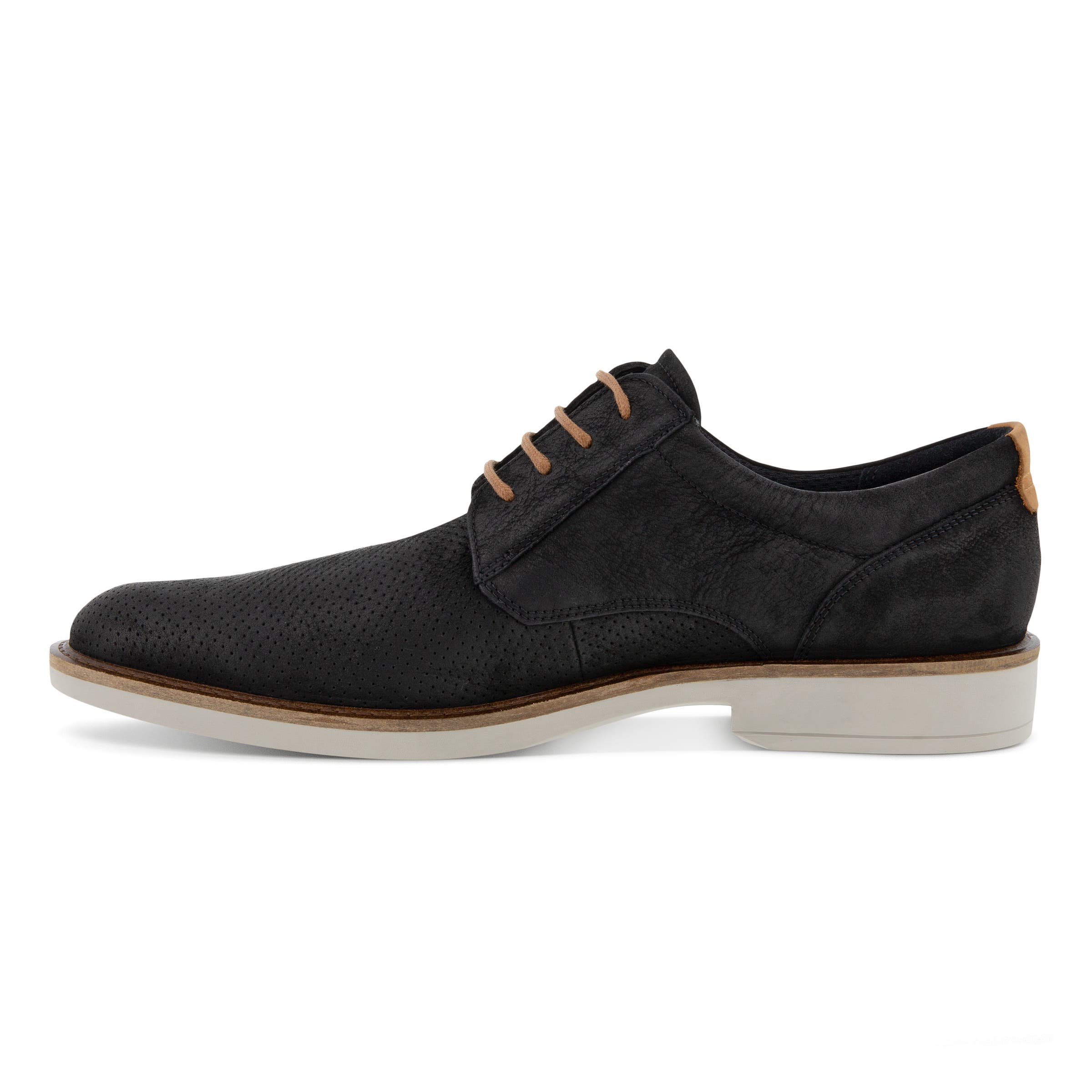 ECCO Biarritz Men's Derby Shoe - Black - Inside