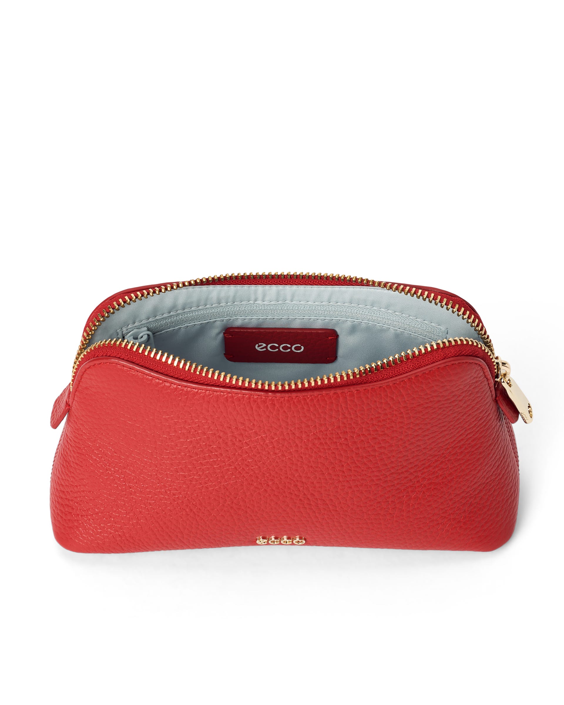 ECCO® COSMETIC POUCH odinė rankinė moterims - Raudona - Main