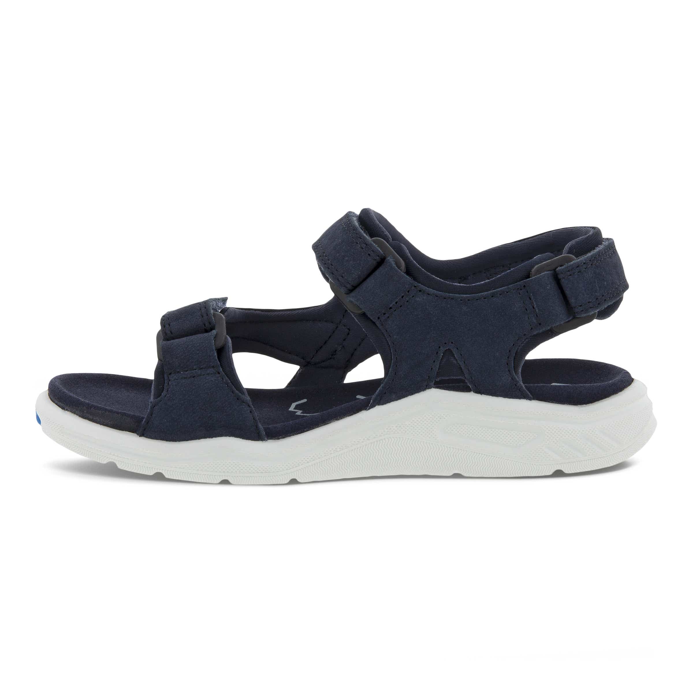Kids' ECCO® X-Trinsic Nubuck Walking Sandal - Blue - Inside