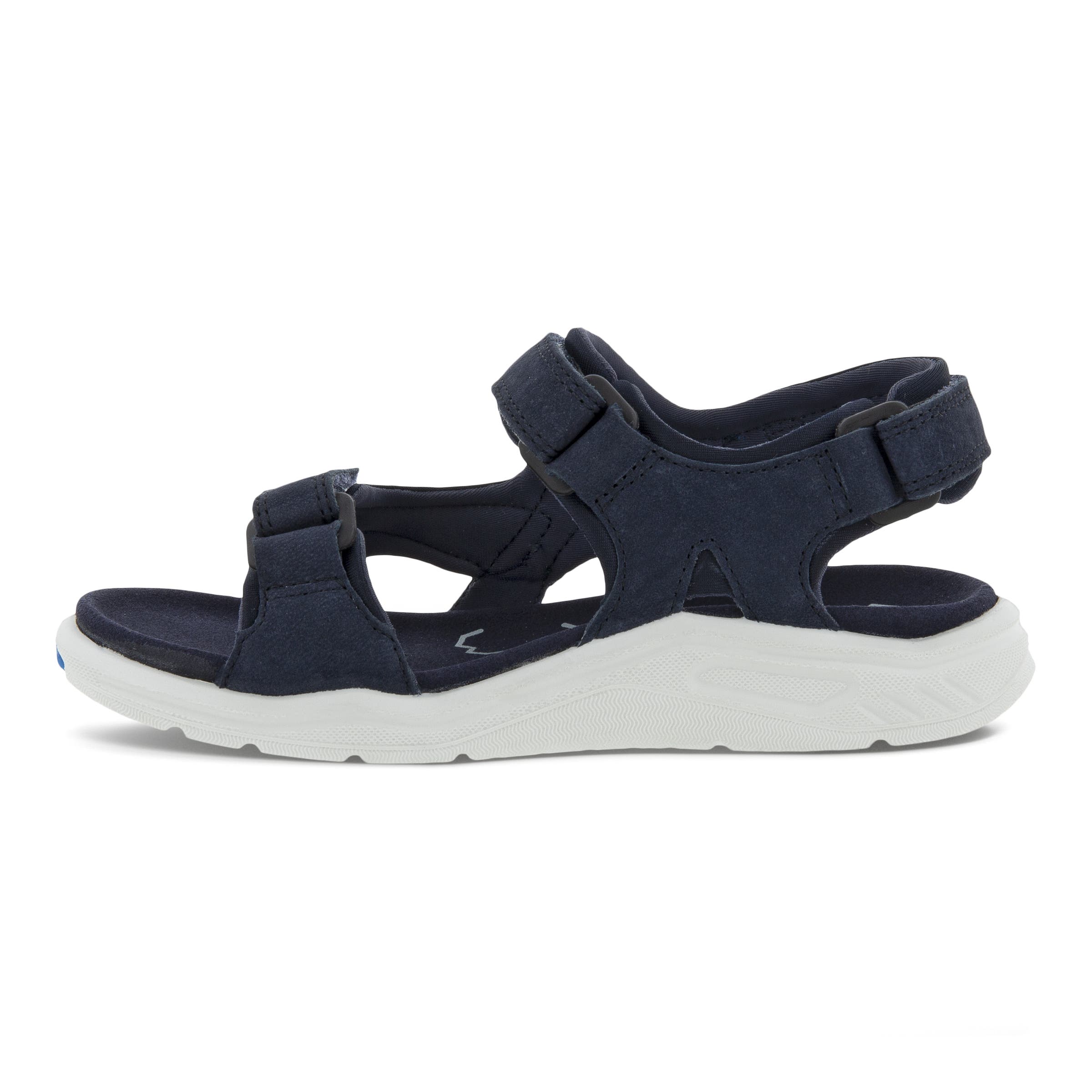 Kids' ECCO® X-Trinsic Nubuck Walking Sandal - Blue - Inside