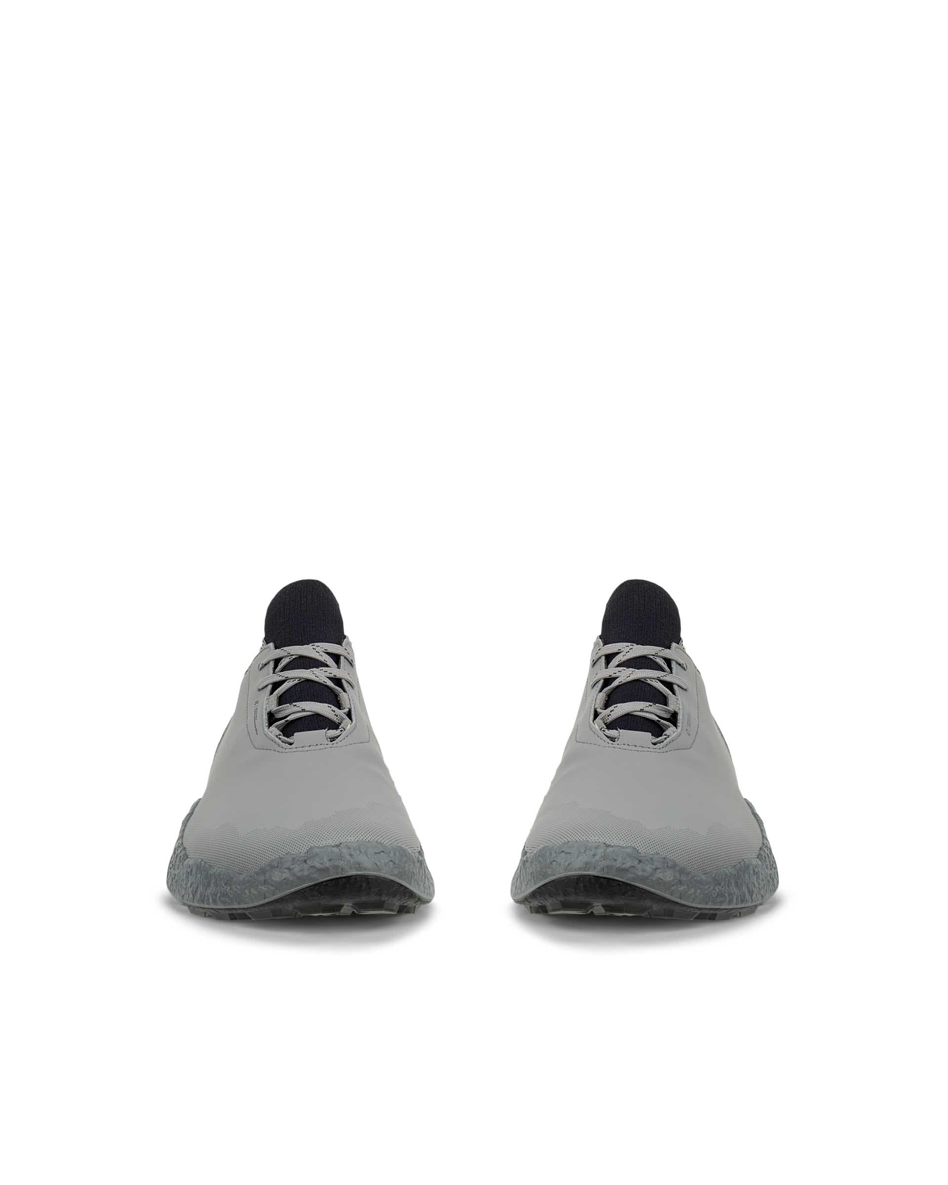Men's ECCO® Golf BIOM H5 Leather Waterproof Golf Shoe - Grey - Front pair