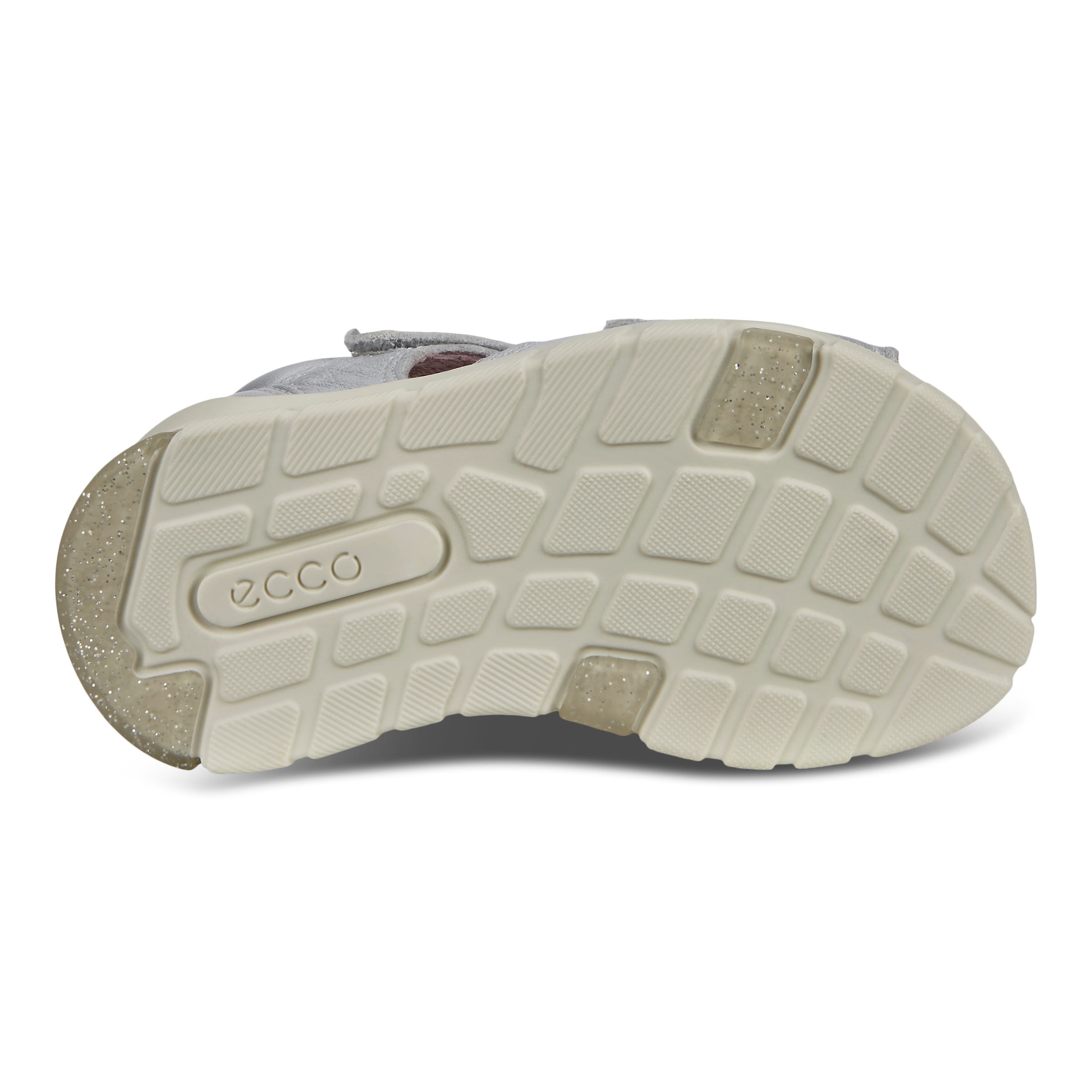 Kids' ECCO® Mini Stride Leather Fisherman Sandal - Metallics - Sole