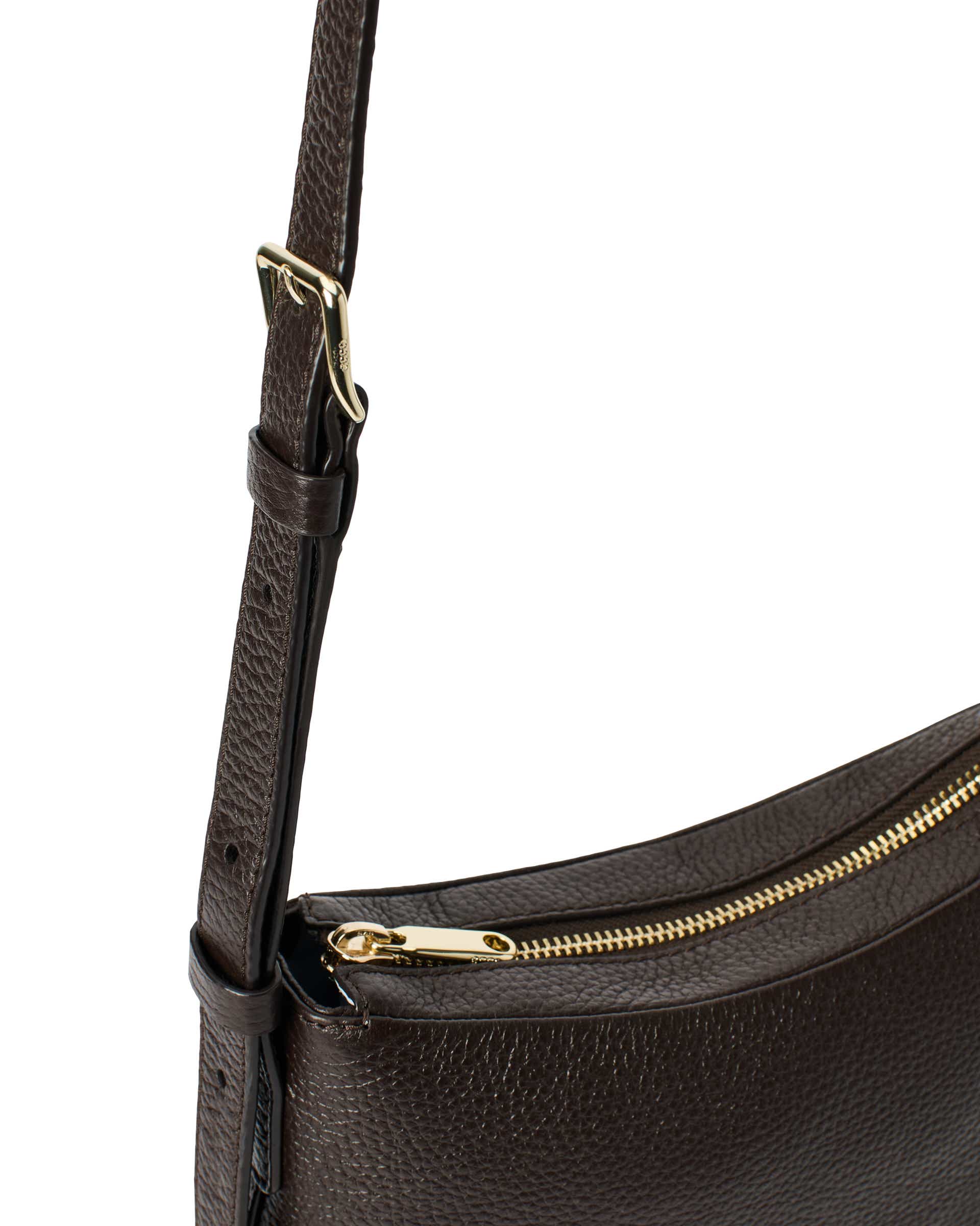 ECCO® COVE CROSSBODY Damen Umhängetasche aus Leder - Braun - Detail-1