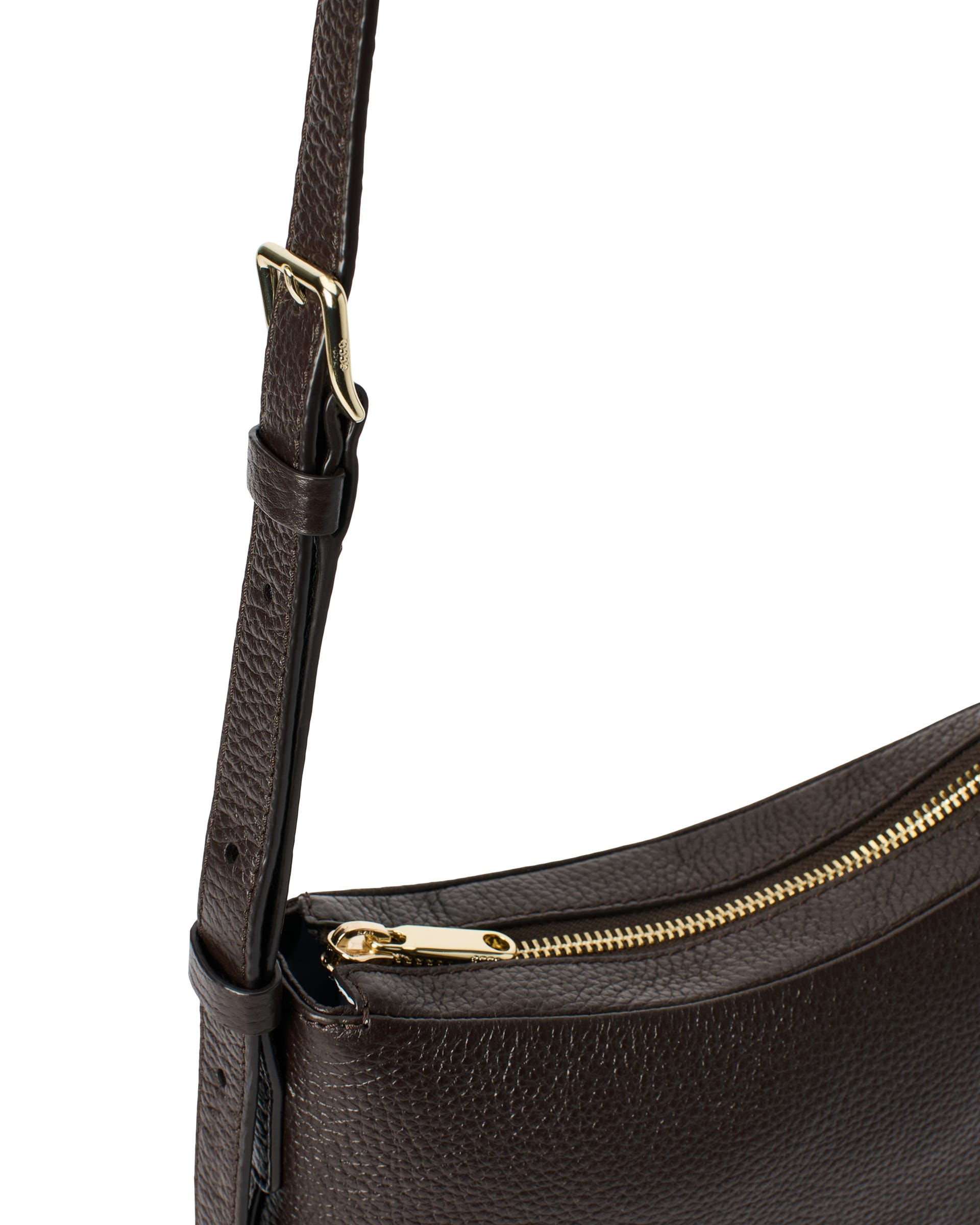 ECCO® COVE CROSSBODY Damen Umhängetasche aus Leder - Braun - Detail-1