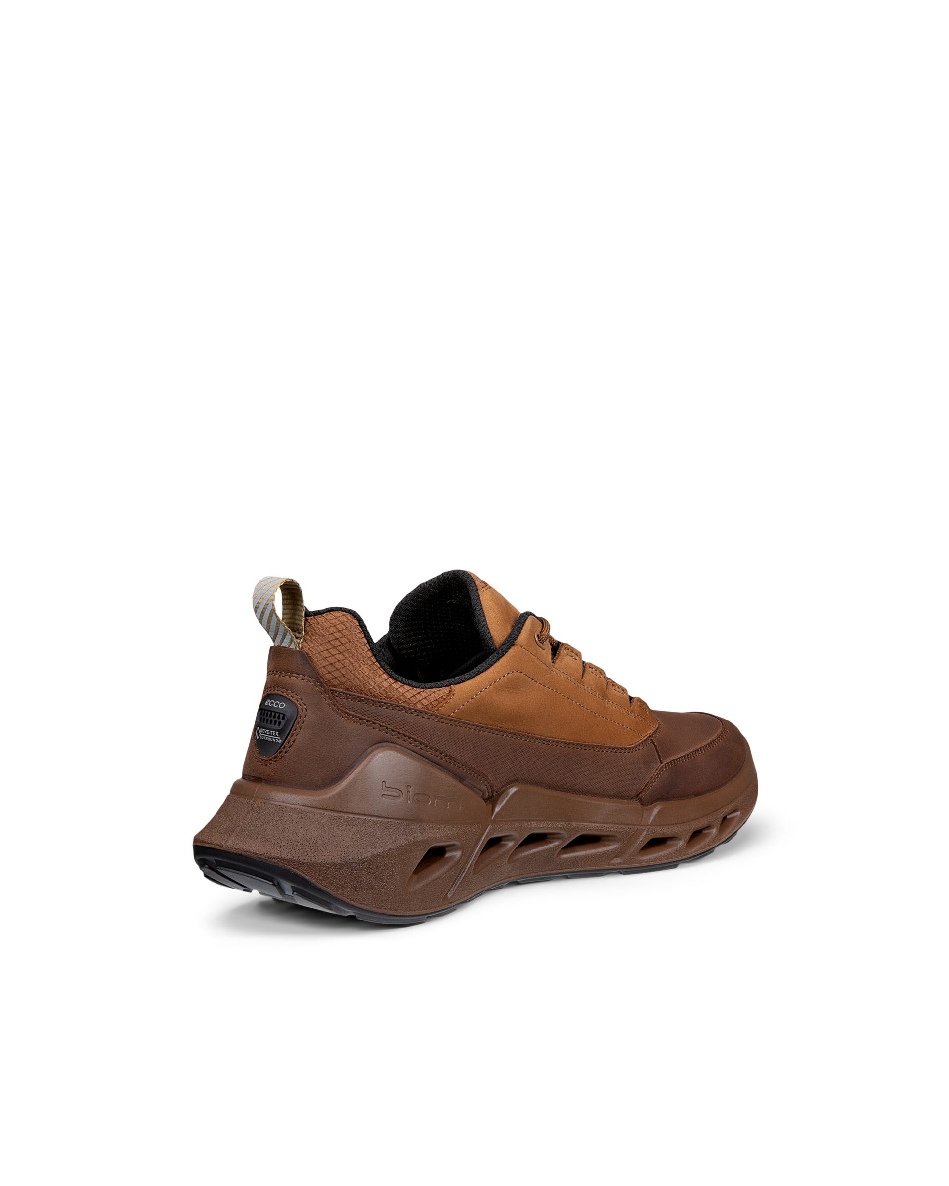 ECCO® BIOM 720 baskets en nubuck Gore-Tex pour homme - Brun - Back