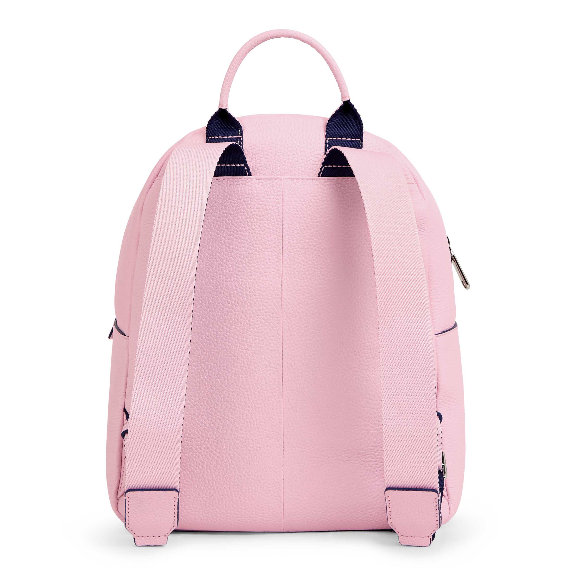 ECCO® Round Pack Small Leather Small Backpack - Pink - Back