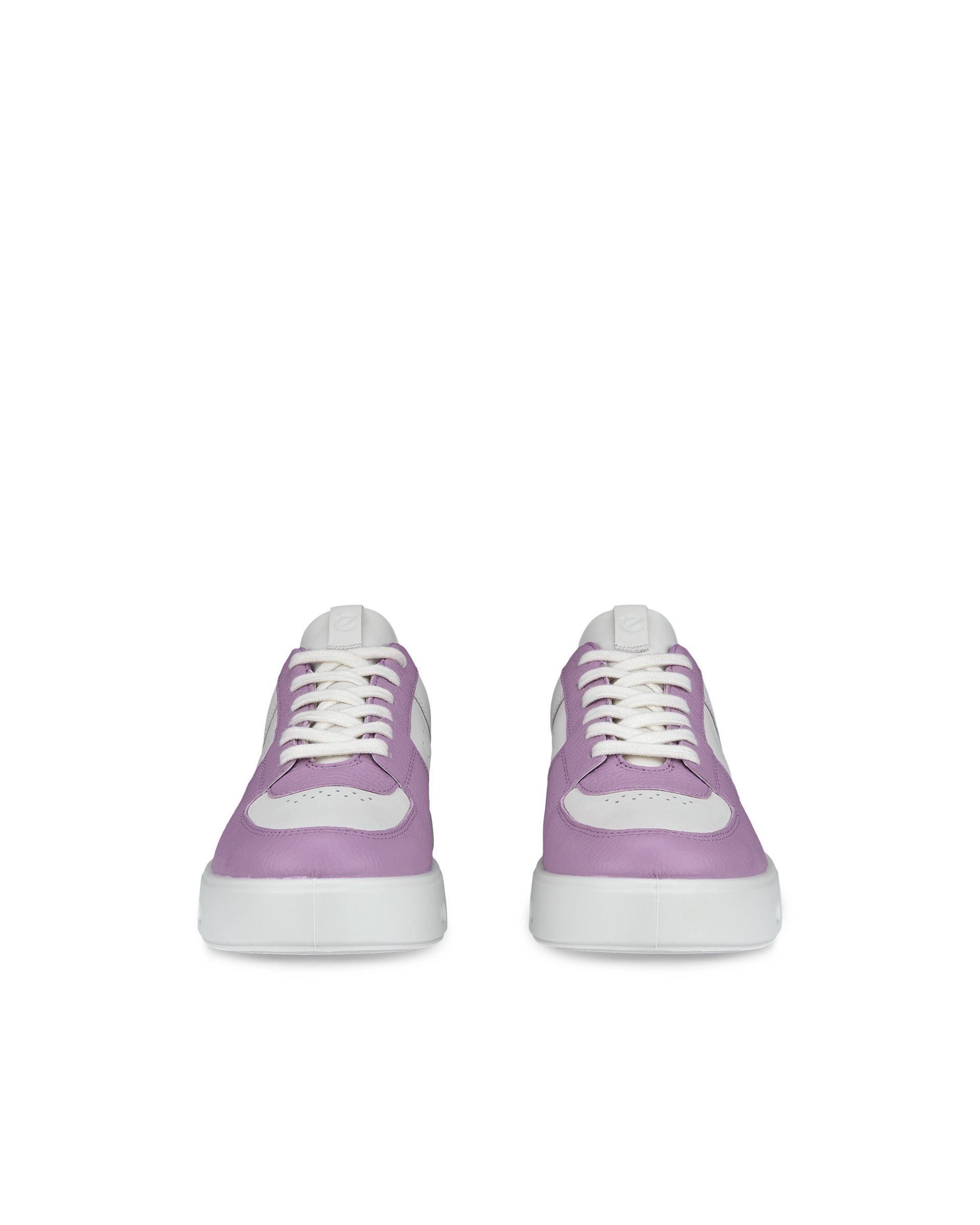 Women's ECCO® Street 720 Leather Gore-Tex Sneaker - Purple - Front pair