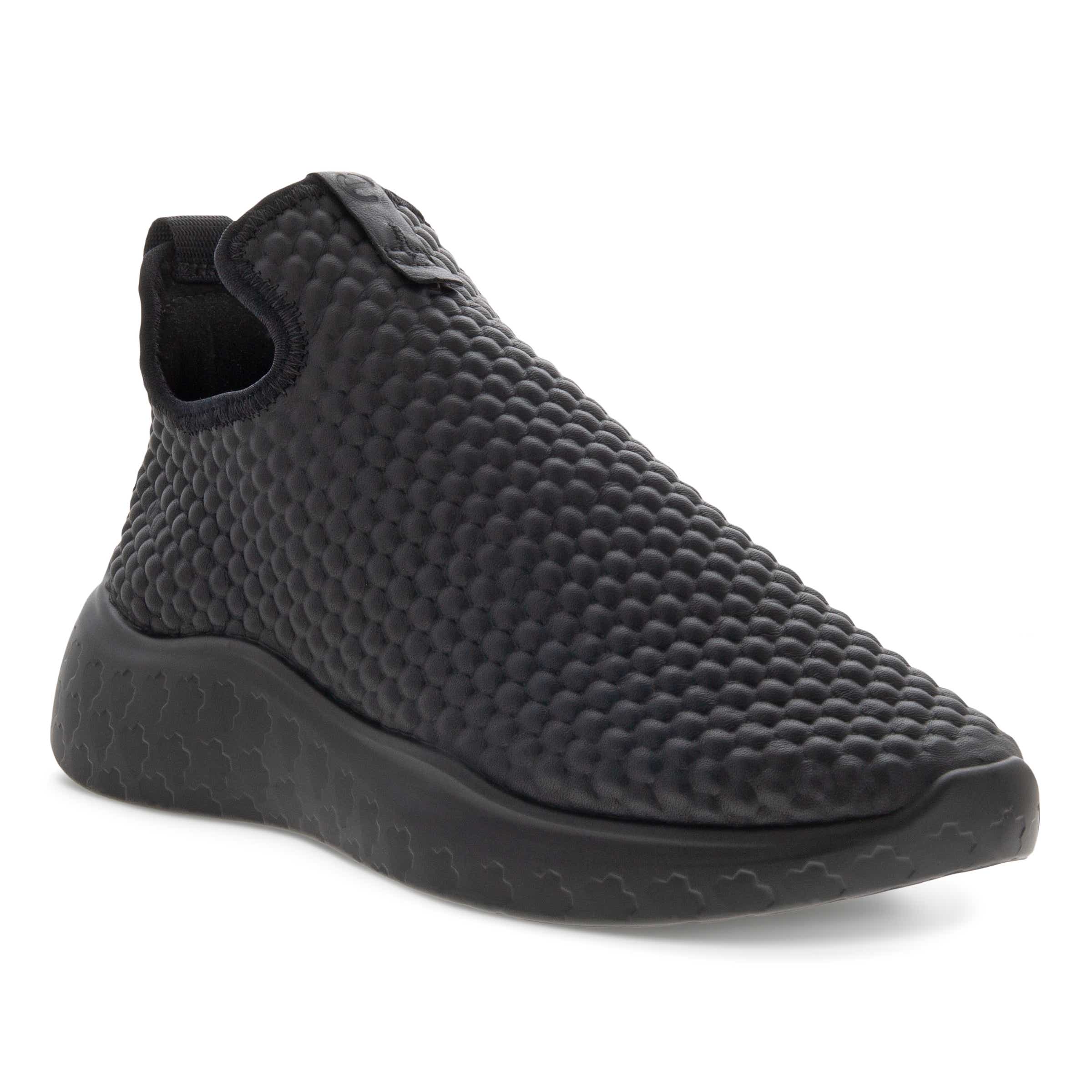 ECCO Therap ウィメンズ レザースリッポンスニーカー | ブラック