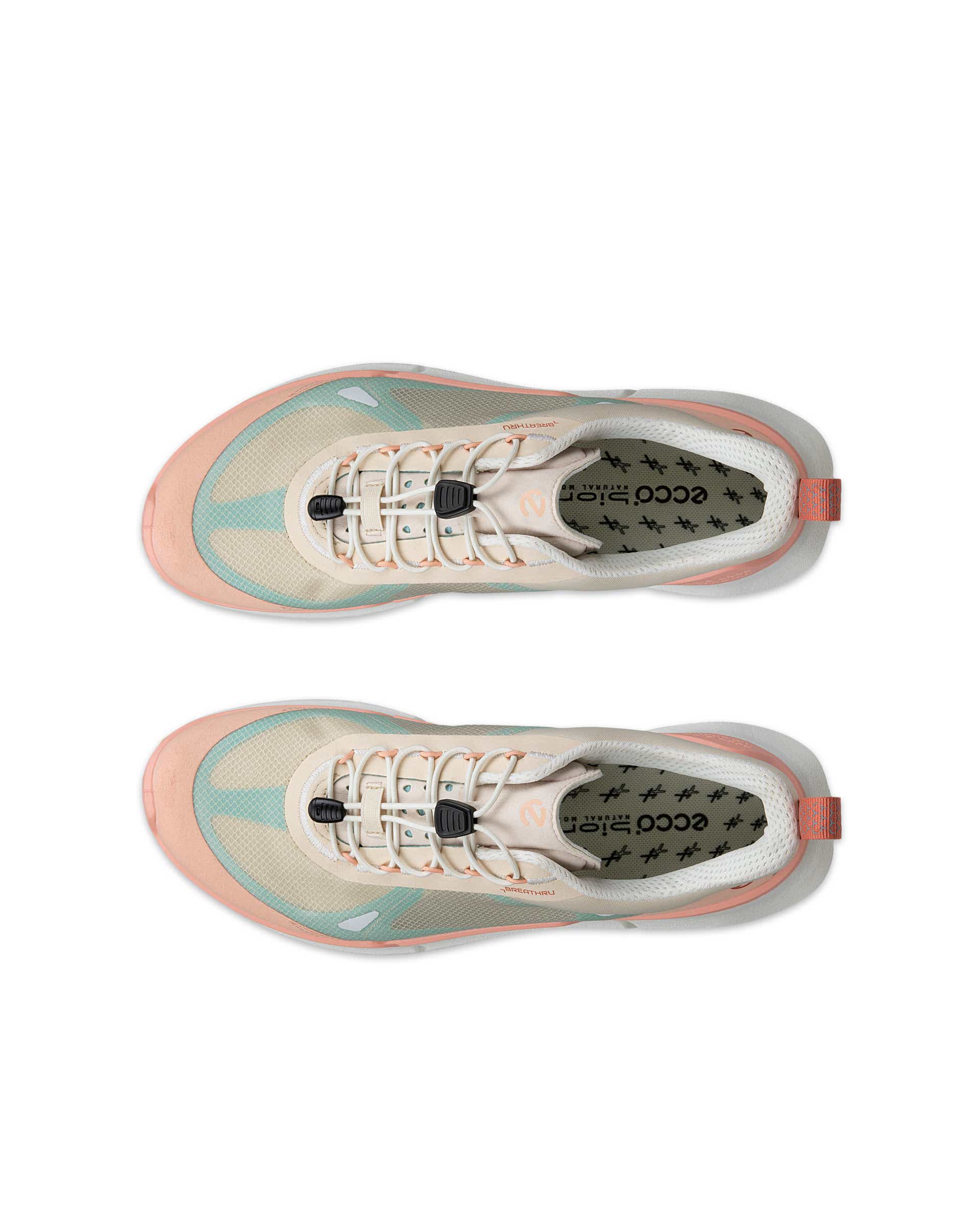 ECCO® BIOM 2.2 Damen Textilsneaker - Beige - Top left pair