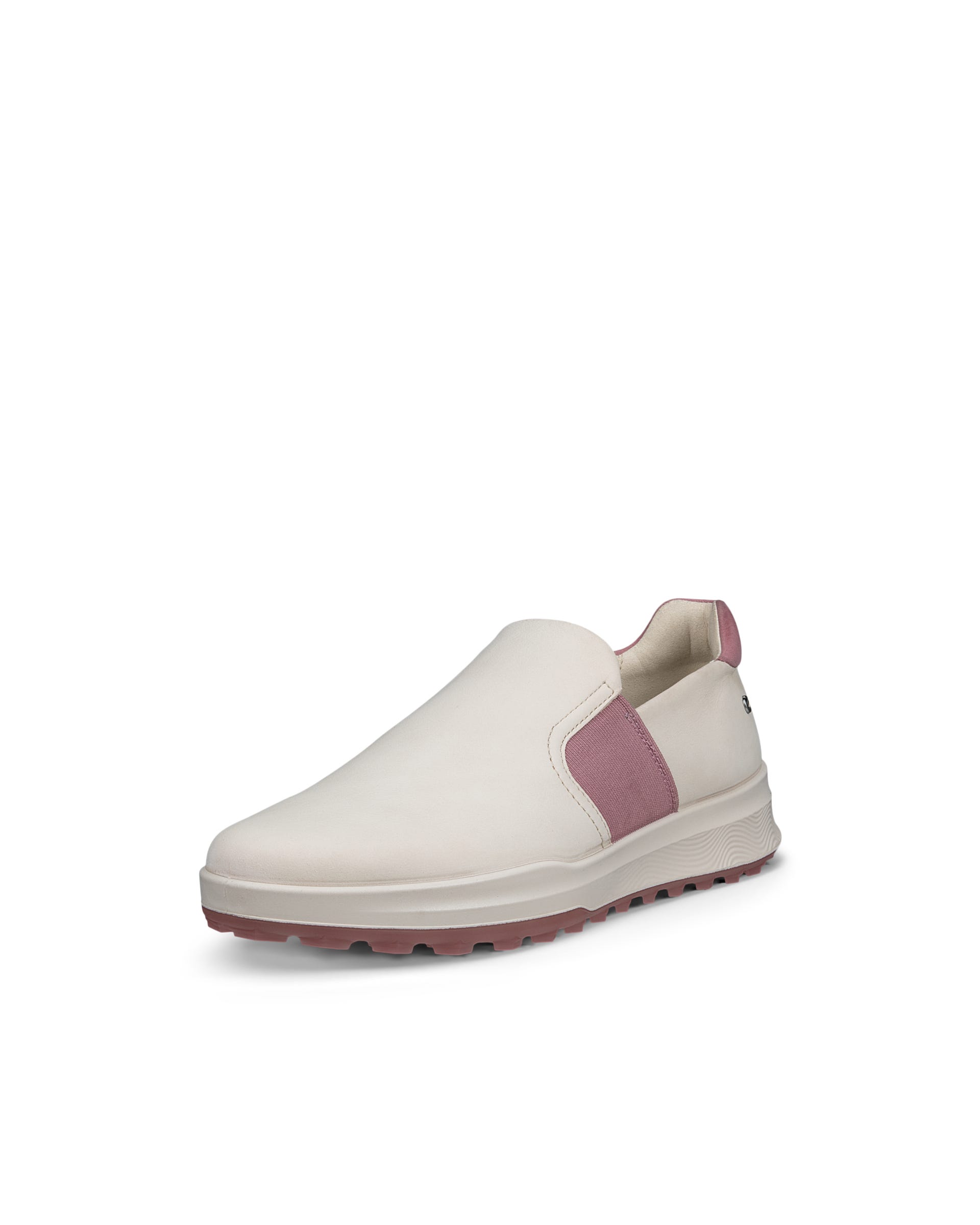 Women's ECCO® Golf Street Vibe Nubuck Golf Shoe - Beige - Main