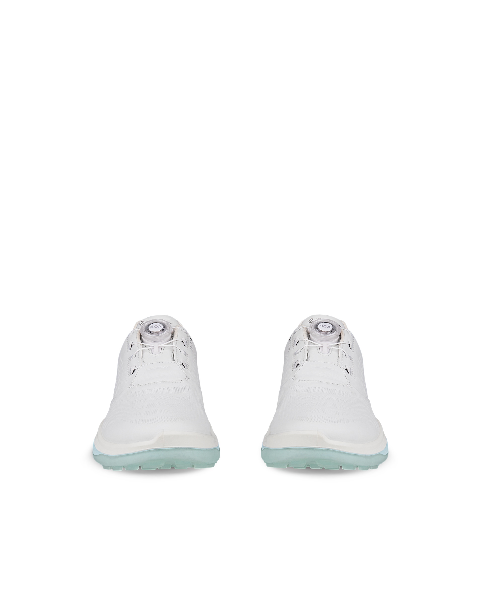ECCO® Golf LT1 Damen Wasserdichte Golfschuh aus Leder - Weiß - Front pair