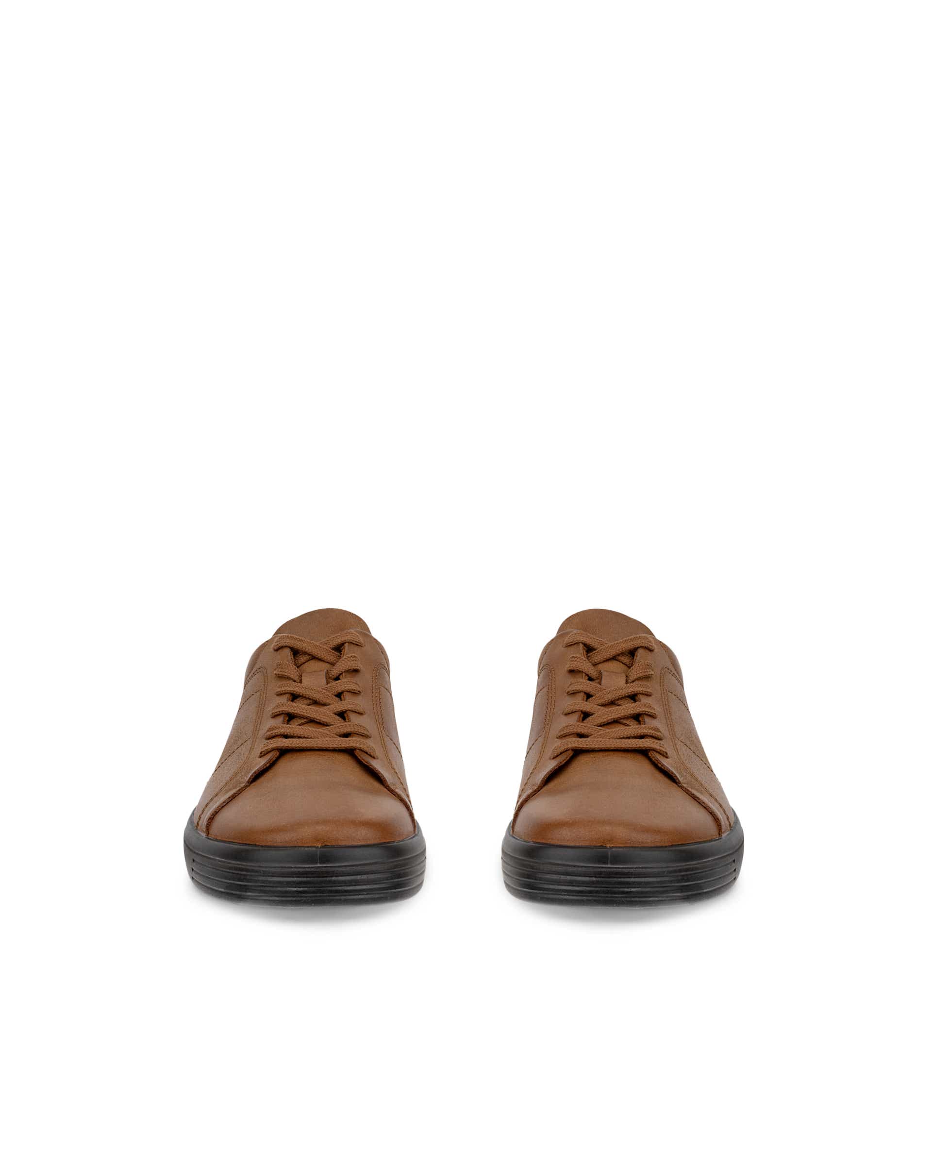 Zapatillas de nobuk ECCO® CLASSIC SNEAKER para hombre - Marrón - Front pair