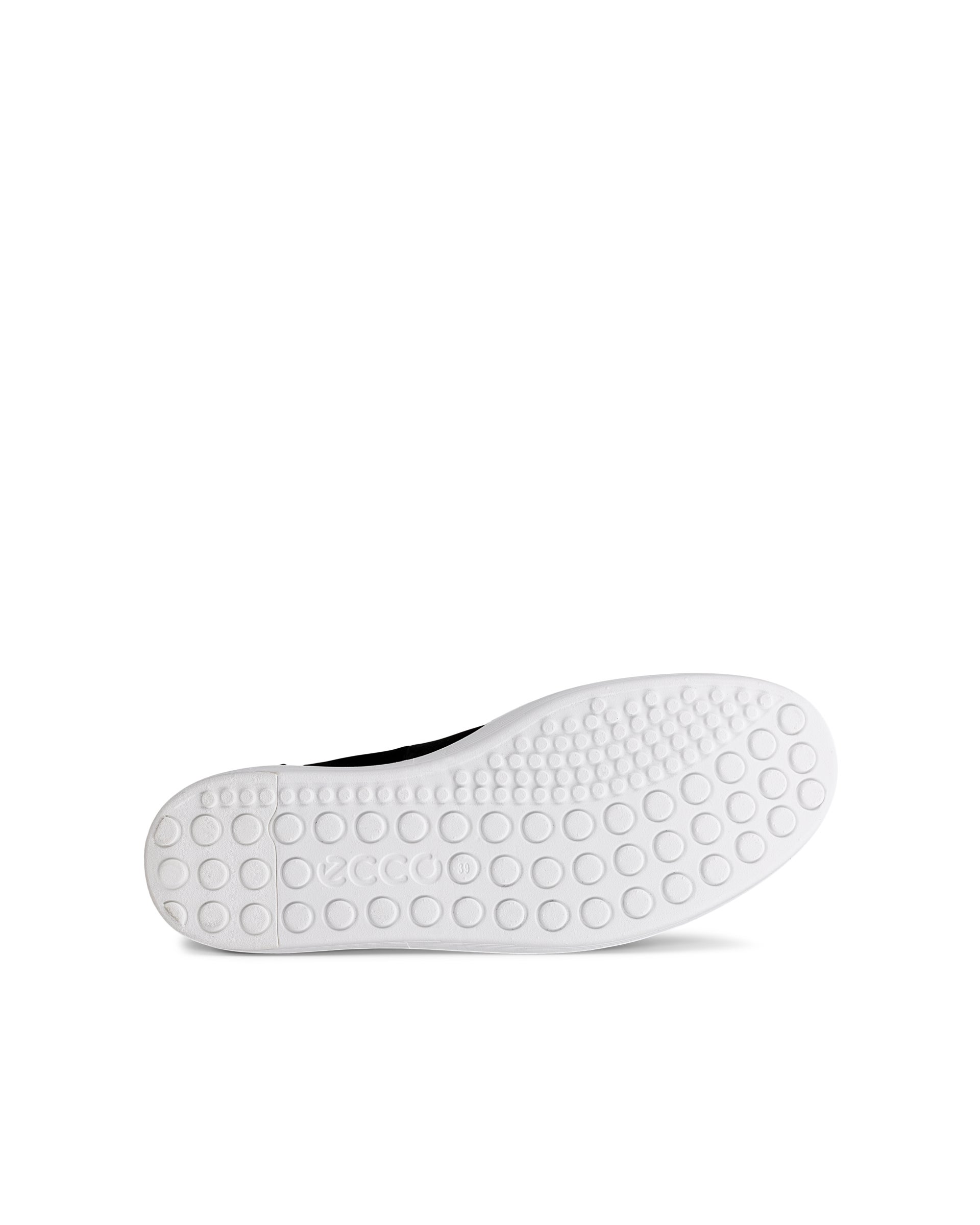 Chaussure à enfiler en nubuck ECCO® Soft 60 pour femme - Noir - Sole