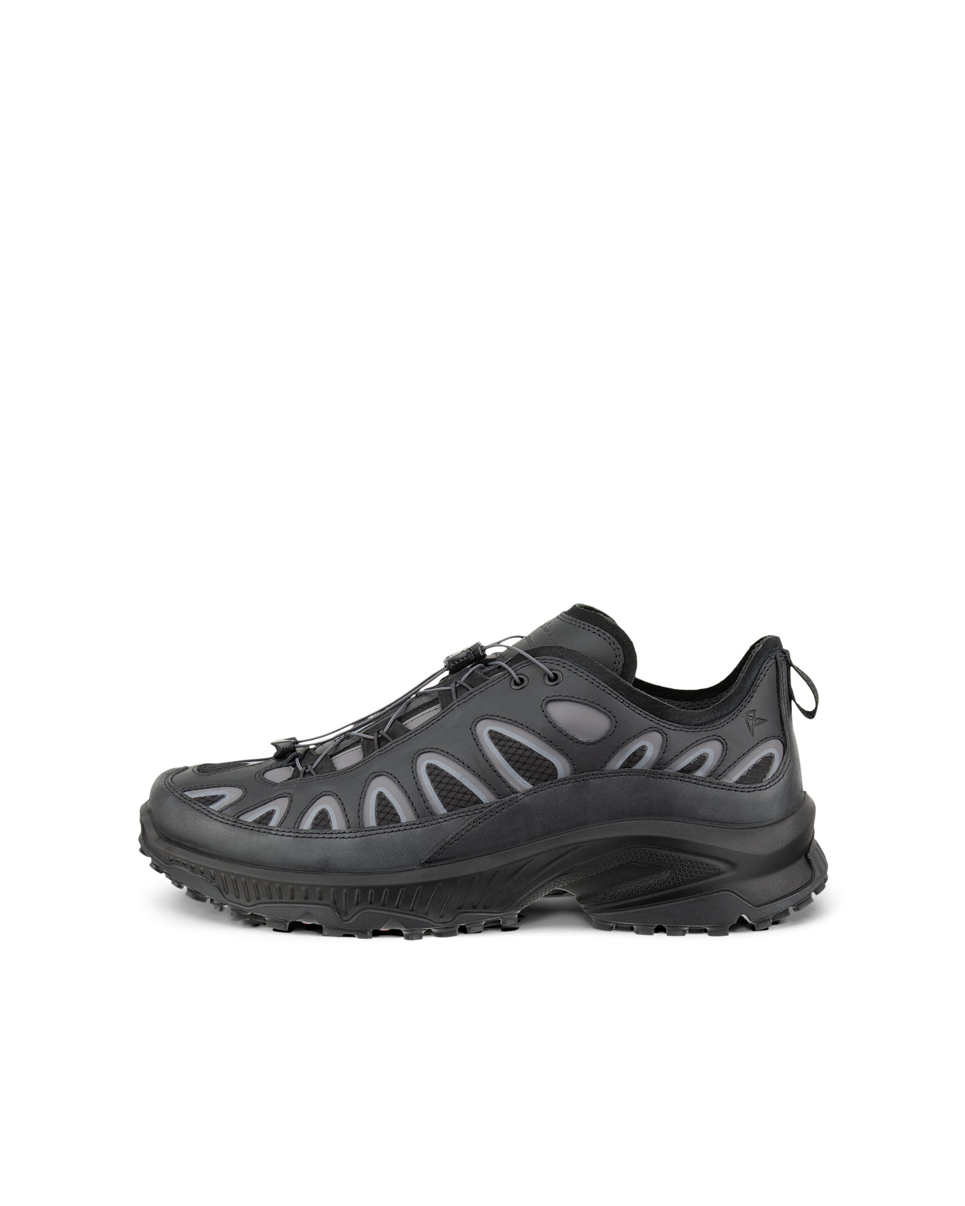 ECCO RECEPTOR XP MEN メンズ レザーシューズ - ブラック - Outside