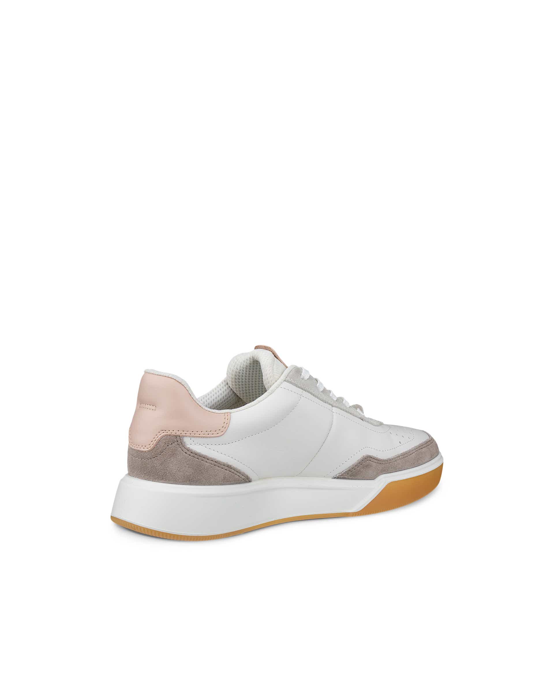 ECCO Street Court Women ウィメンズ レザースニーカー - グレー - Back