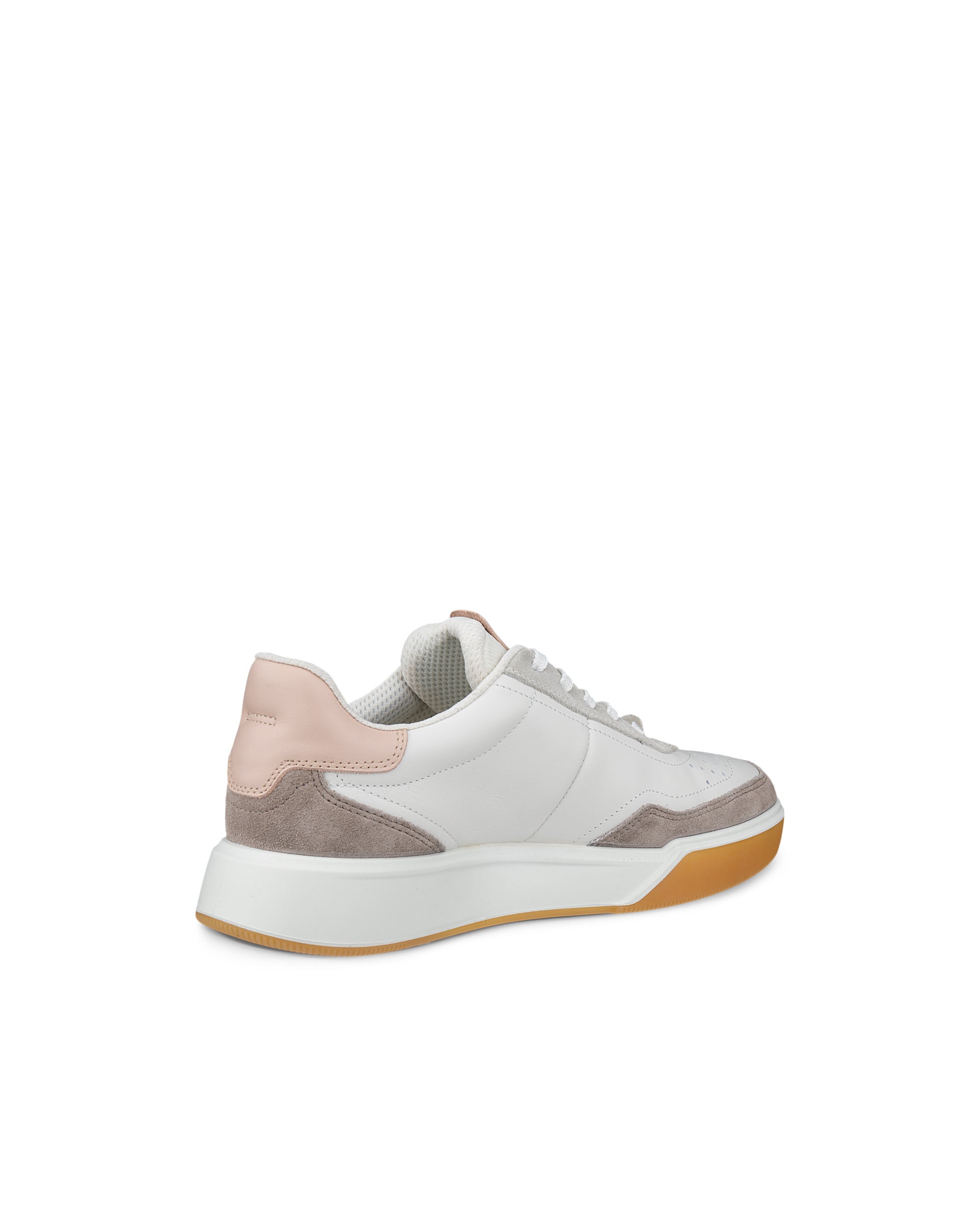 ECCO Street Court Women ウィメンズ レザースニーカー - グレー - Back
