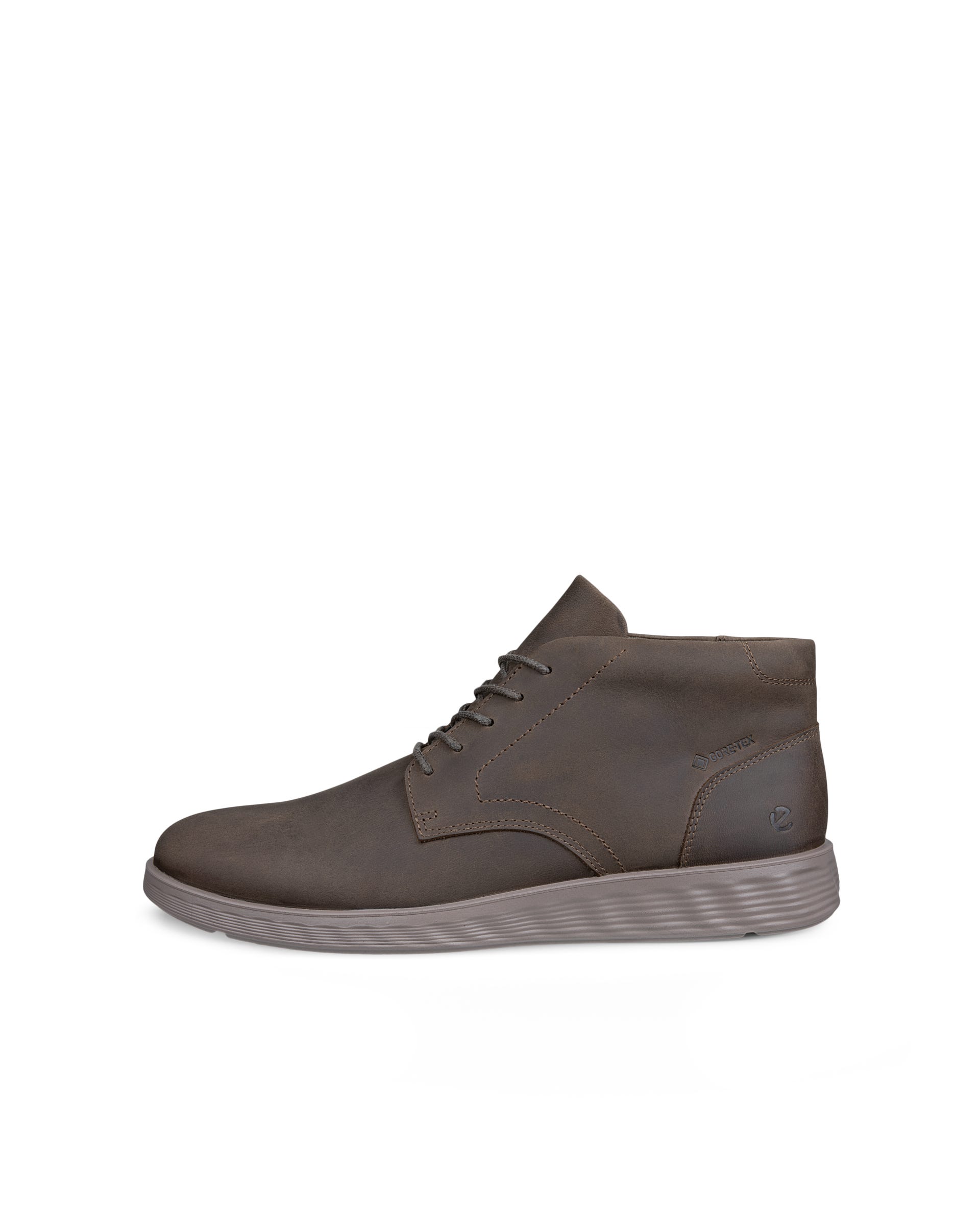 Pánská nubuková kotníčková Gore-Tex obuv ECCO® S LITE HYBRID - Hnědá - Outside