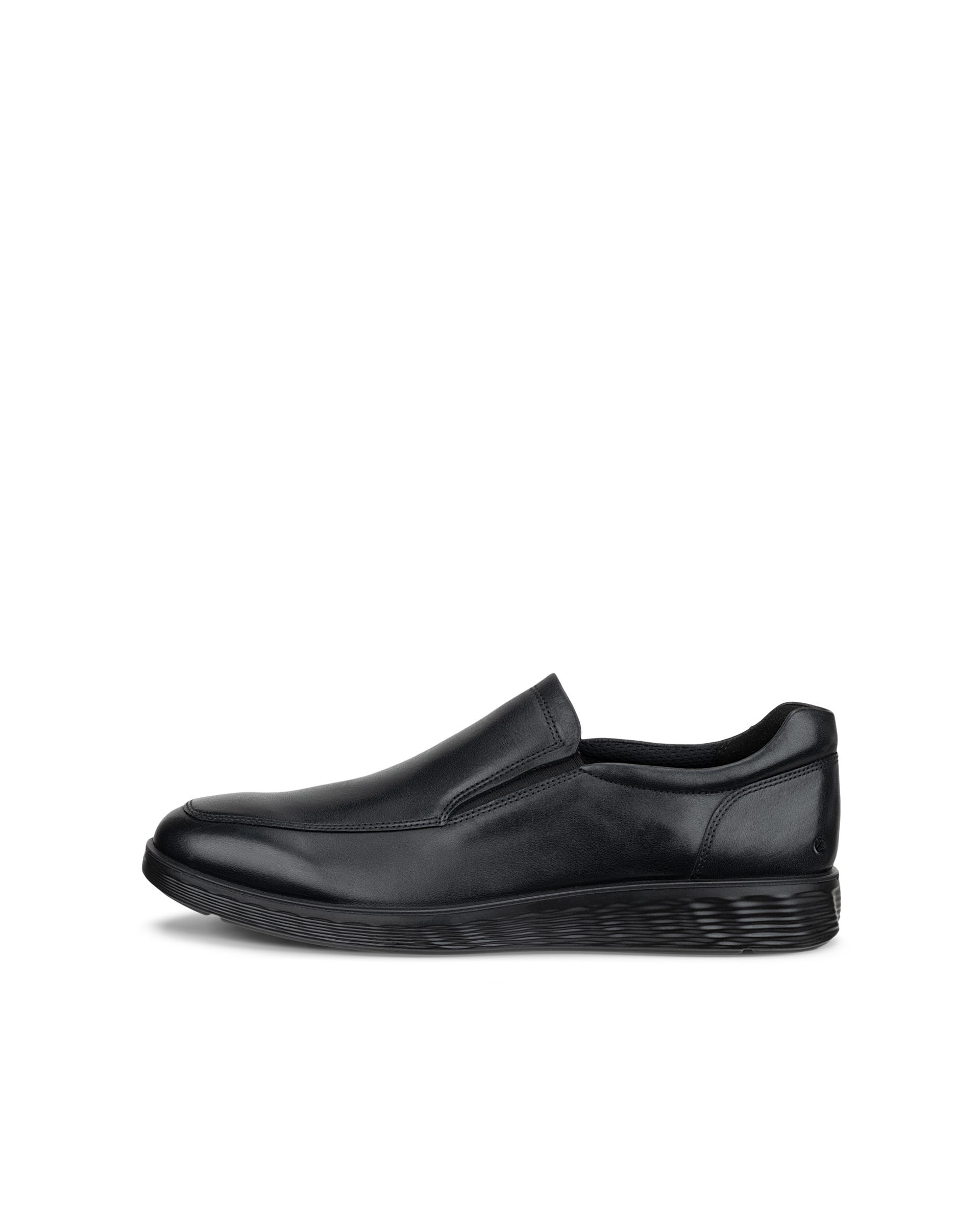 Miesten ECCO® S Lite Hybrid slip-on -juhlakenkä nahkaa - Musta - Outside