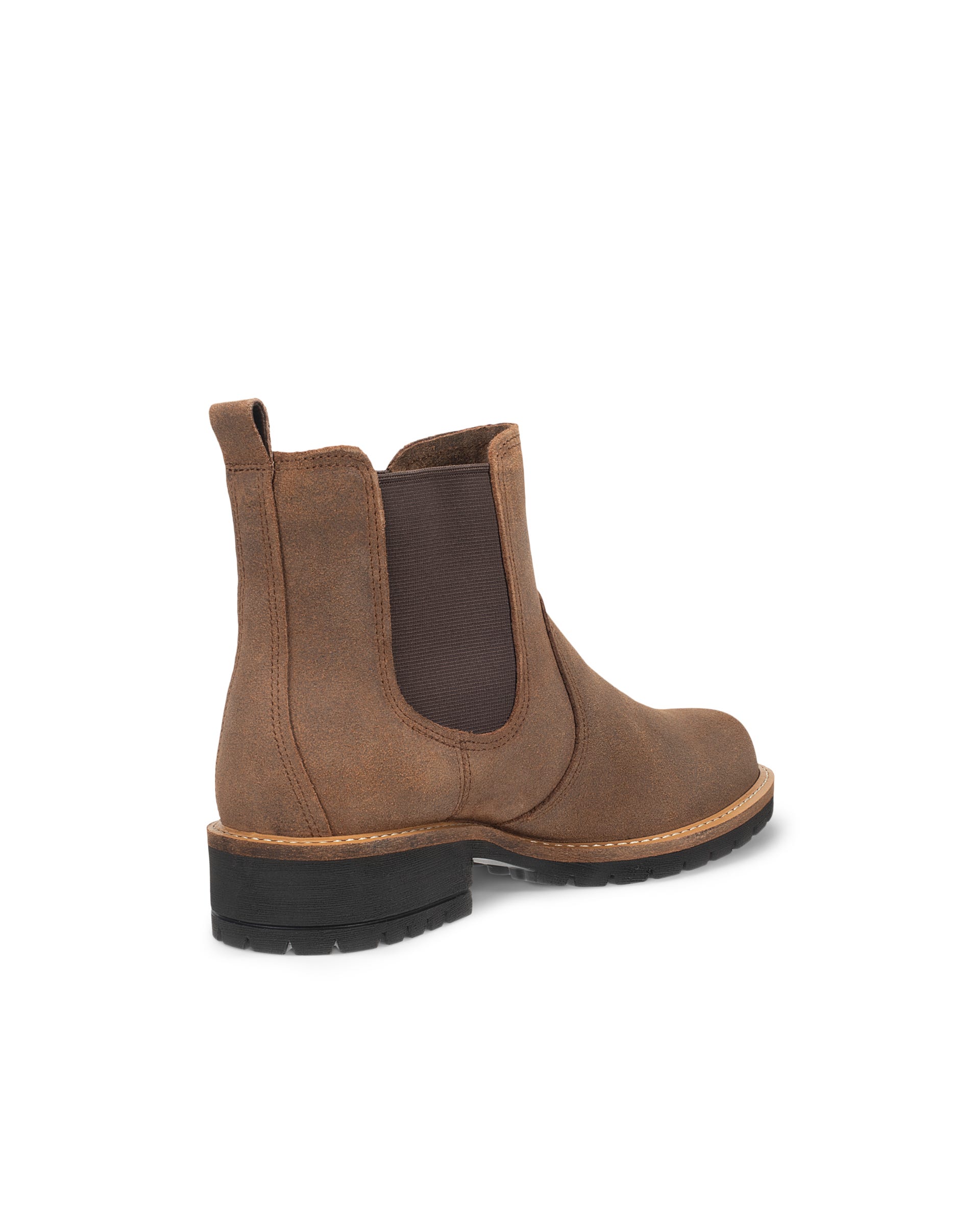ECCO® ELAINA Chelsea støvler i ruskind til damer - Brun - Outside