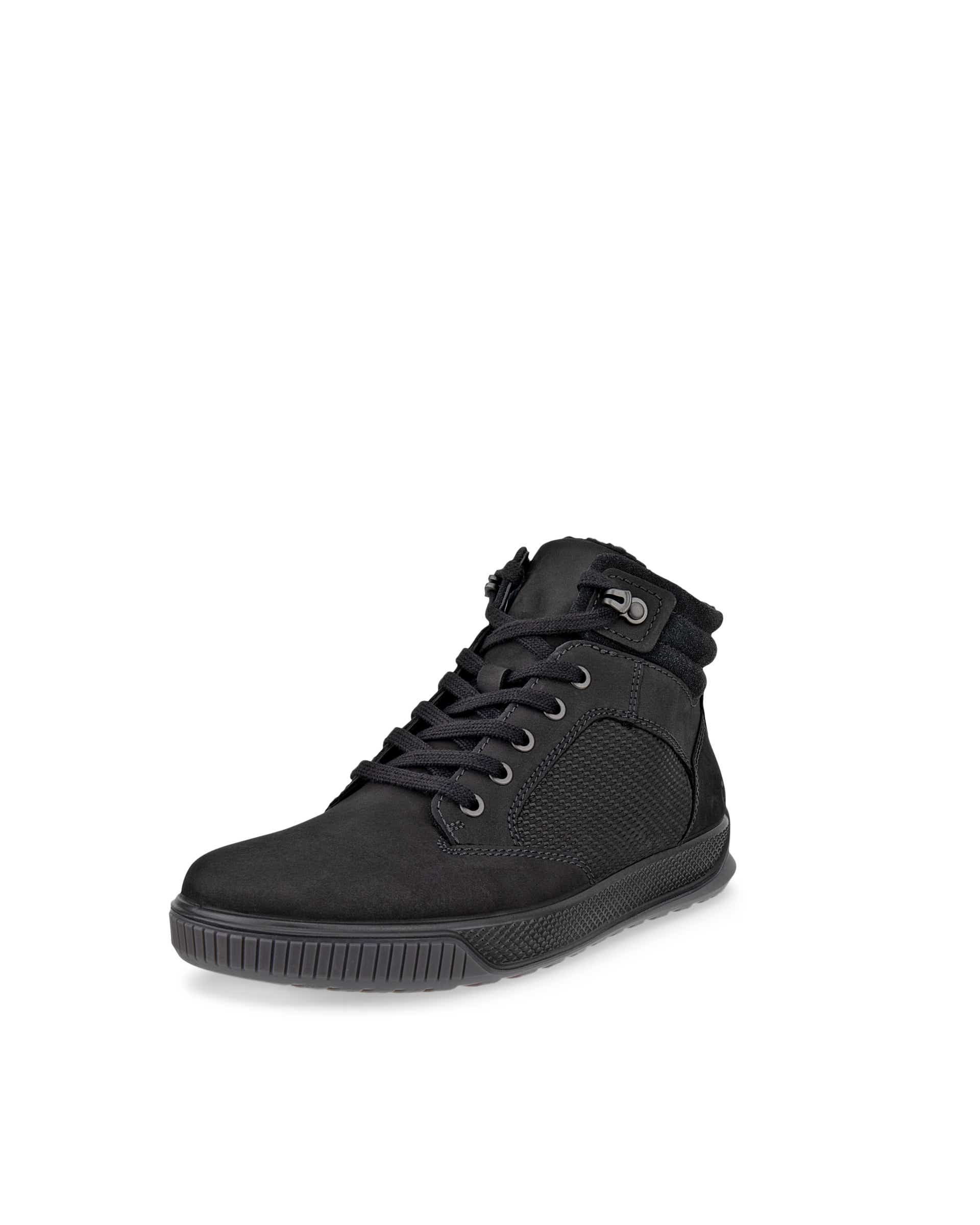 Men's ECCO® Bypath Tred Nubuck Boot - Black - Main