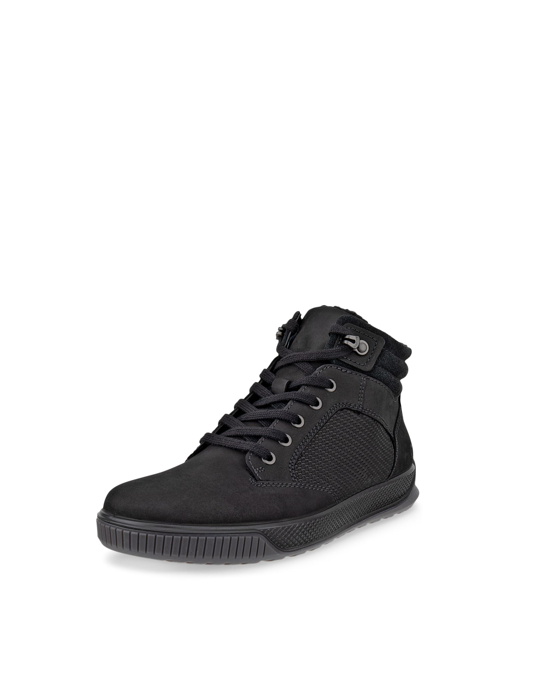Men's ECCO® Bypath Tred Nubuck Boot - Black - Outside