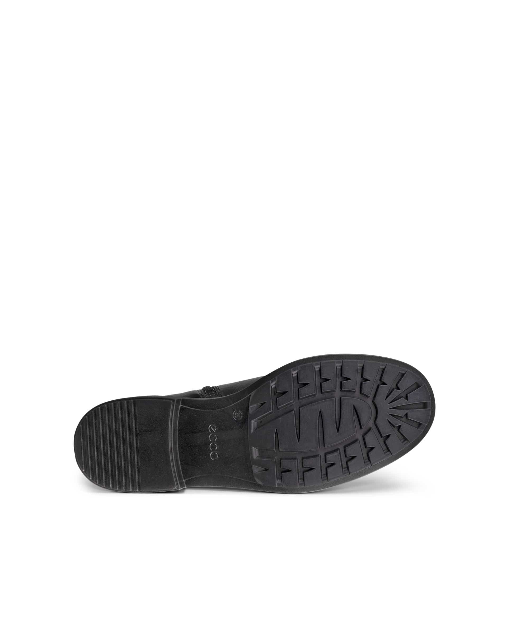 Women's ECCO® Metropole Amsterdam Leather Ankle Boot - Black - Sole
