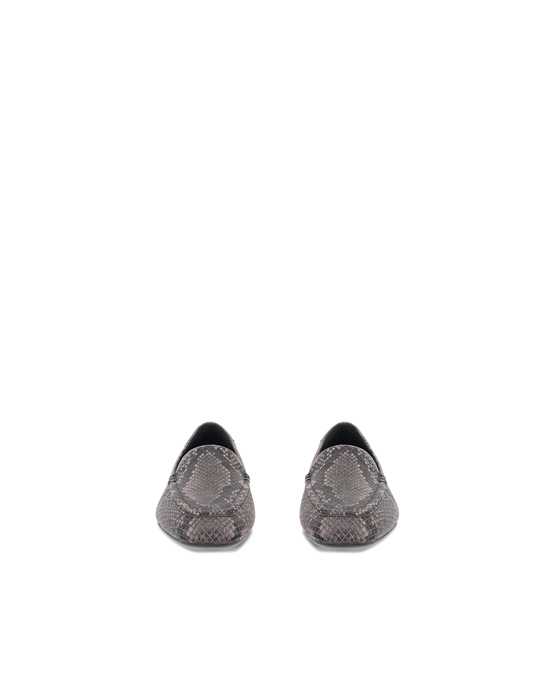 ECCO® MARGOT mocassins en cuir pour femme - Gris - Outside