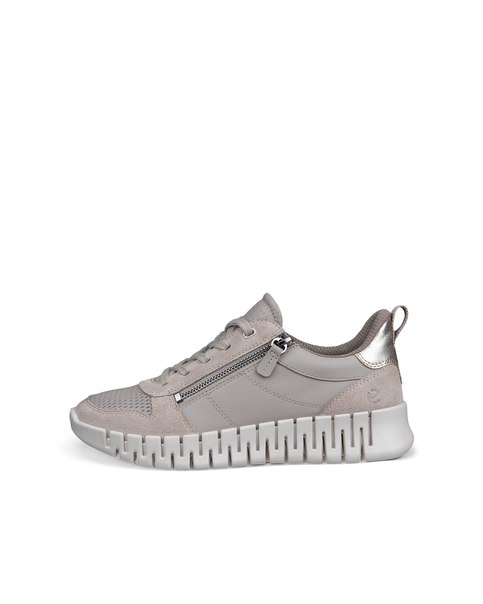 ECCO® GRUUV női bőr sneaker - Szürke - Outside
