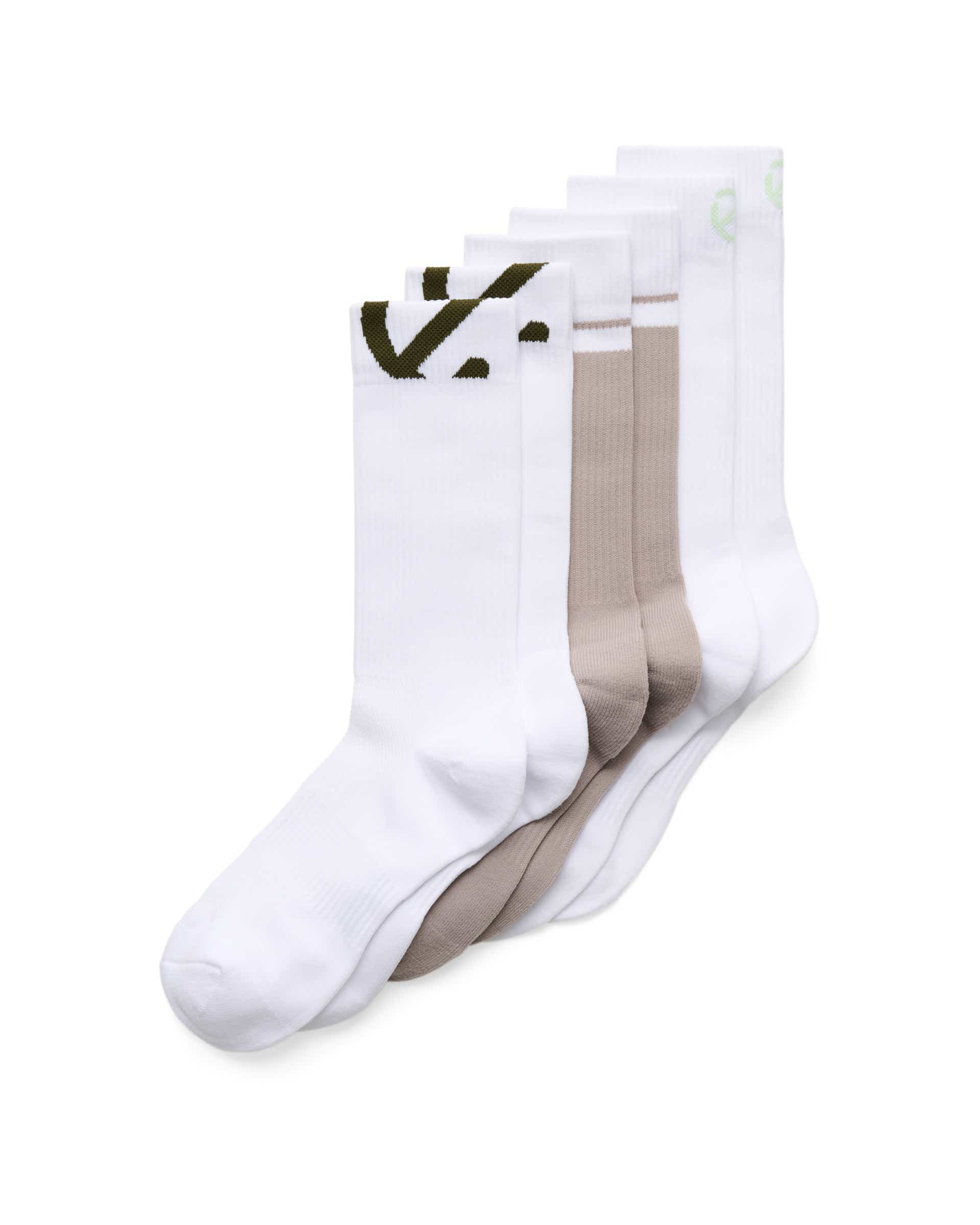 ECCO Active Everyday Mid-Cut 3-Pack ソックス - マルチカラー - Main