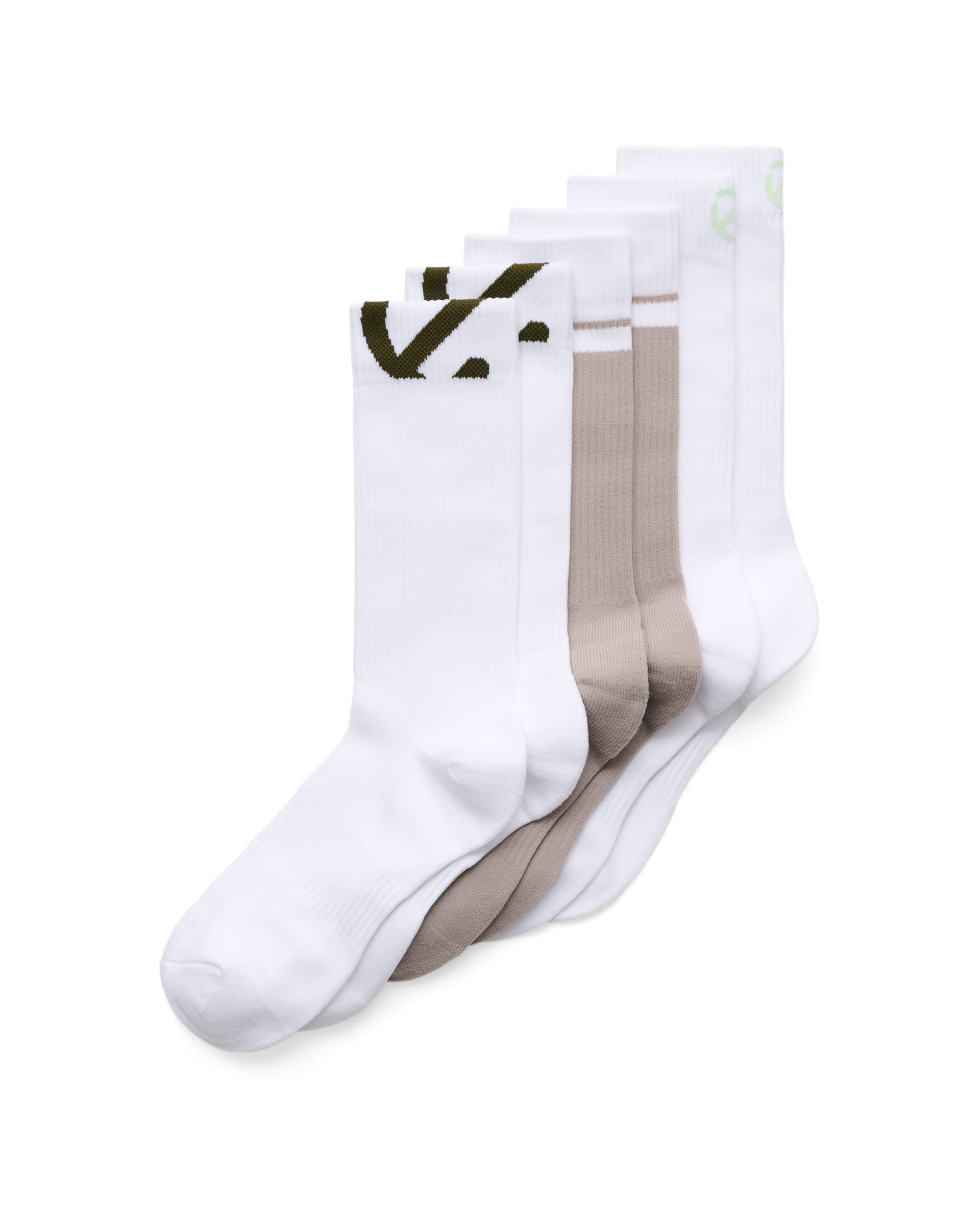 ECCO Active Everyday Mid-Cut 3-Pack ソックス - マルチカラー - Main