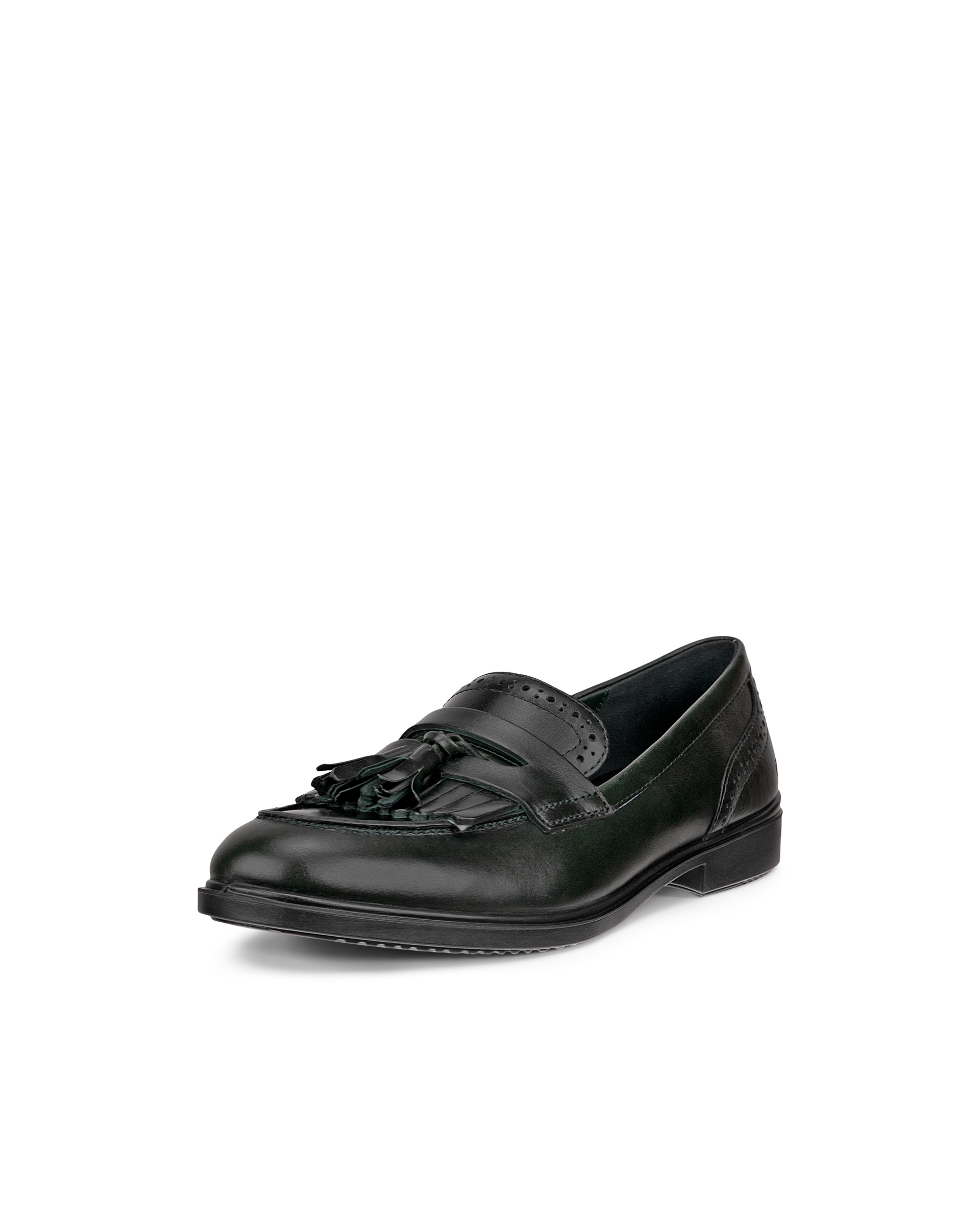 ECCO® DRESS CLASSIC 15 ženske kožne mokasinke - Zelena - Main
