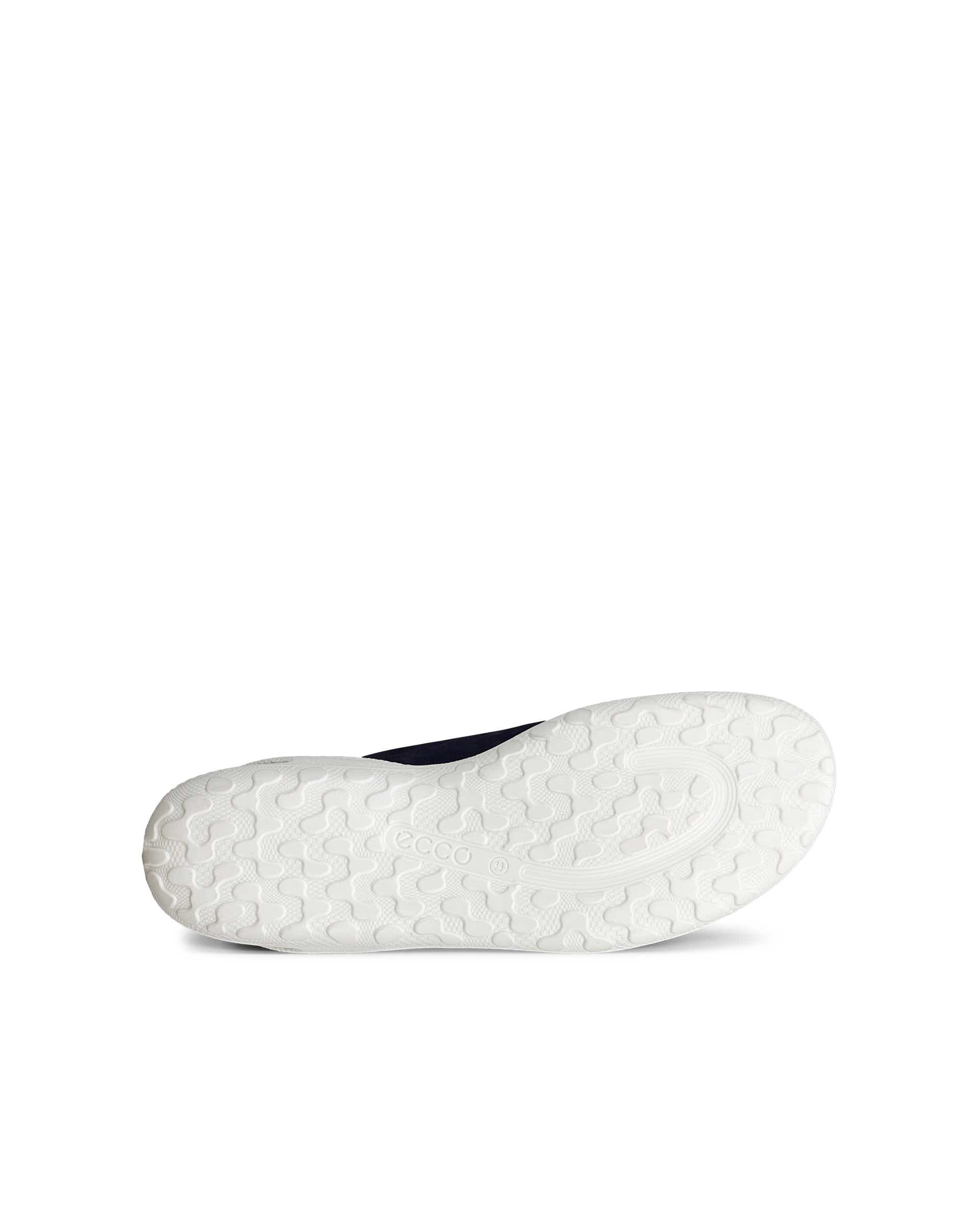 Damskie nubukowe sneakersy ECCO® BIOM EVERYDAY - Niebieski - Sole