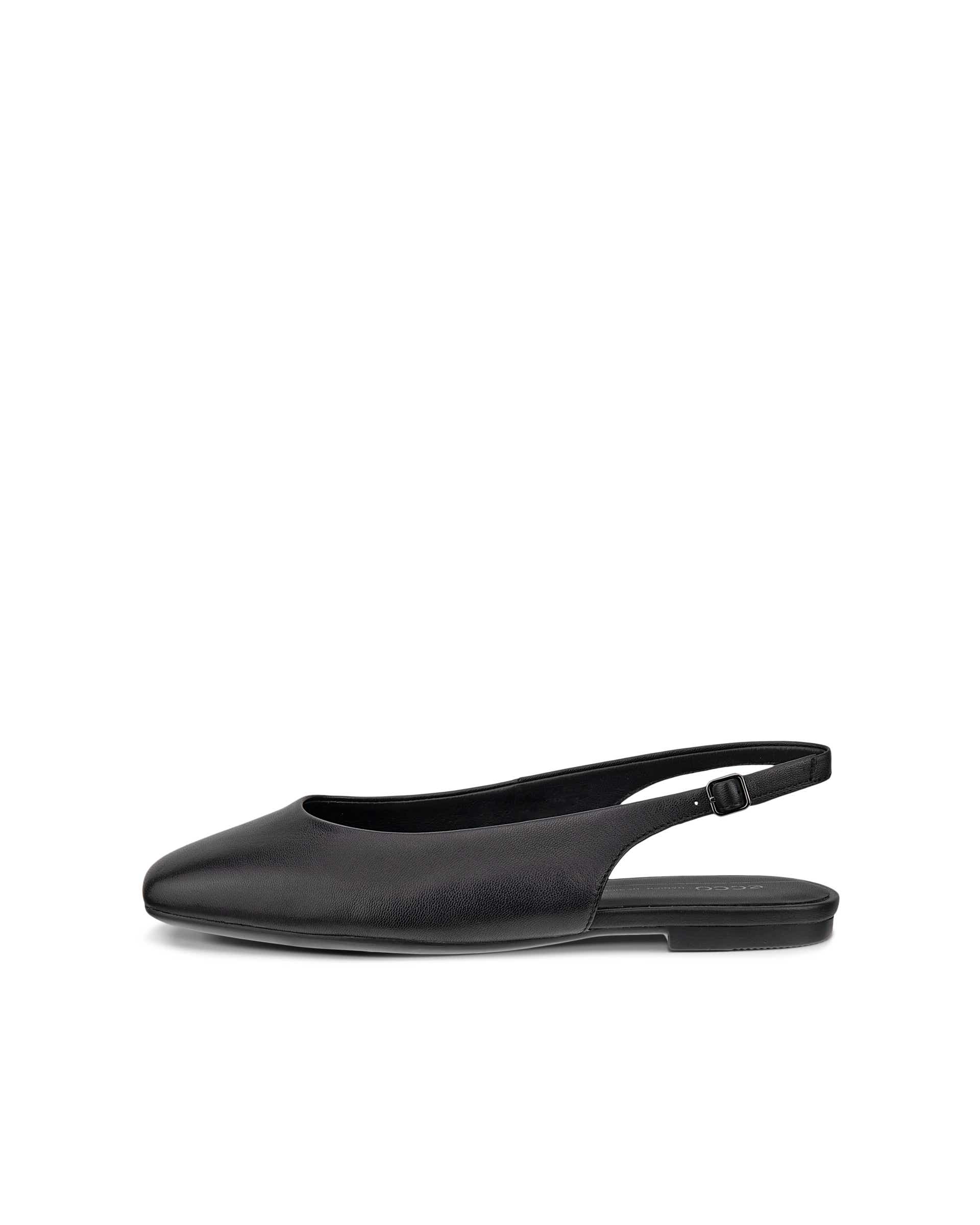 ECCO MARGOT SLING BACK FLAT - Black - Outside
