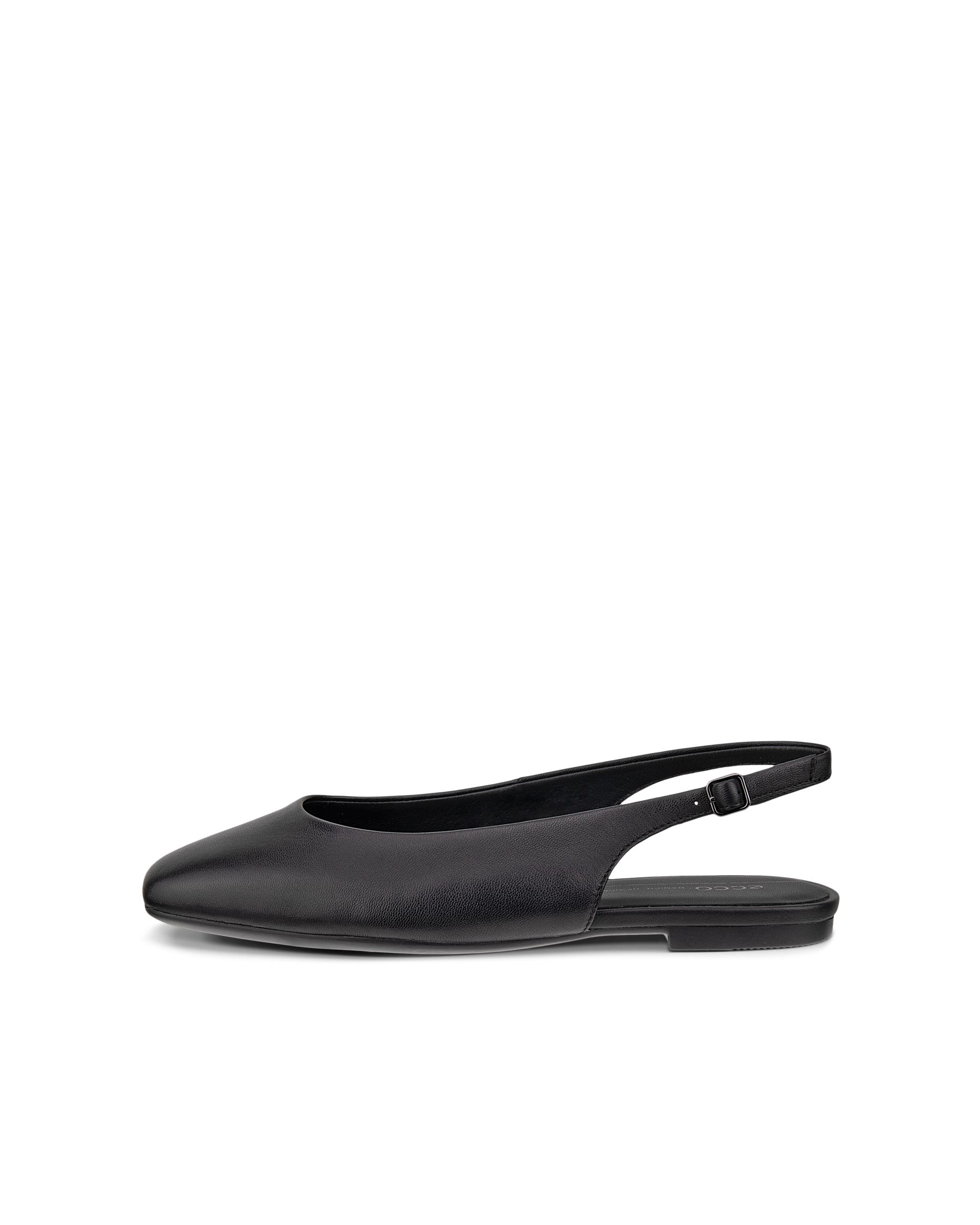 ECCO MARGOT SLING BACK FLAT - Black - Outside
