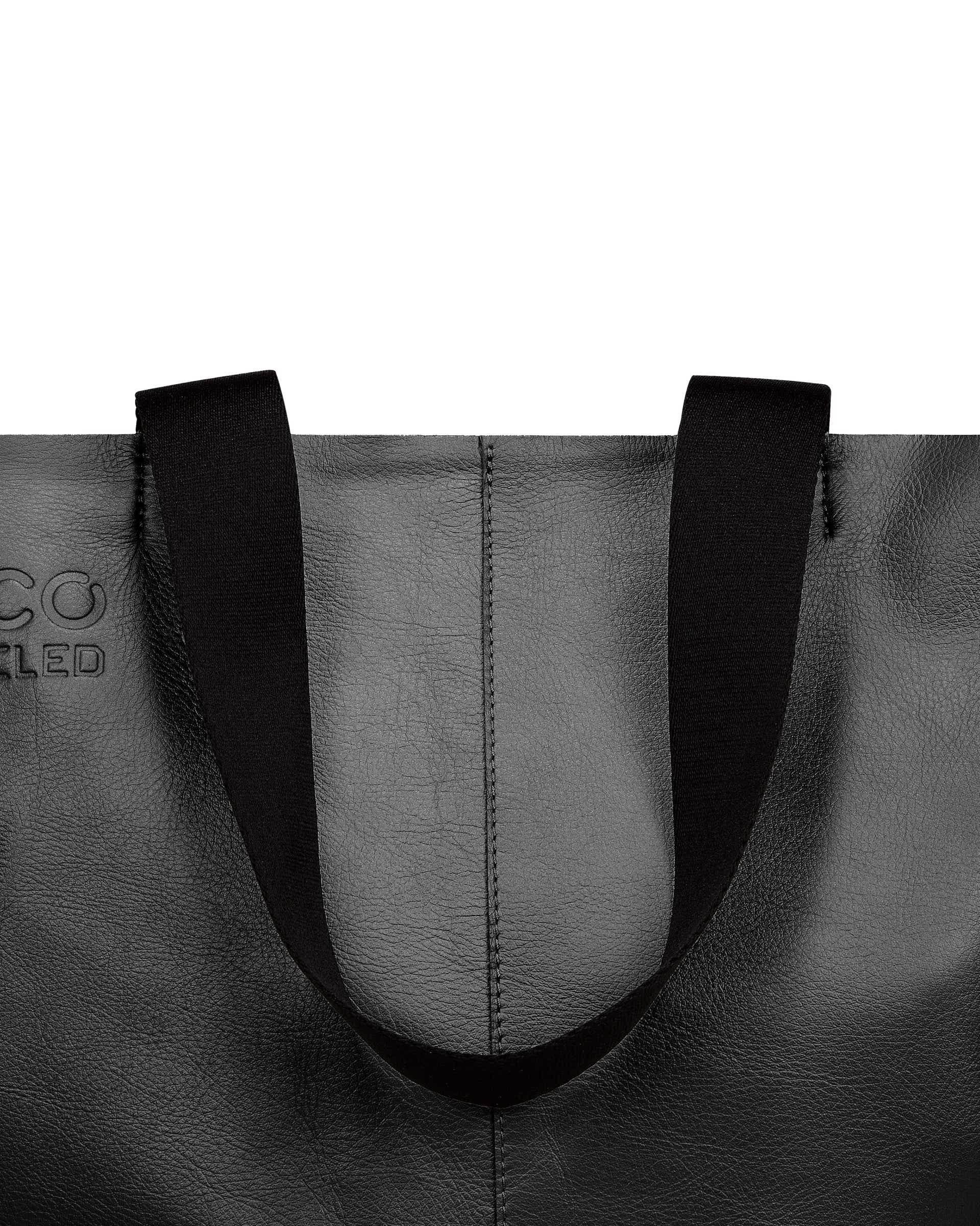 ECCO® Upcycled North South bőr shopper táska - Többszínű - Detail-1