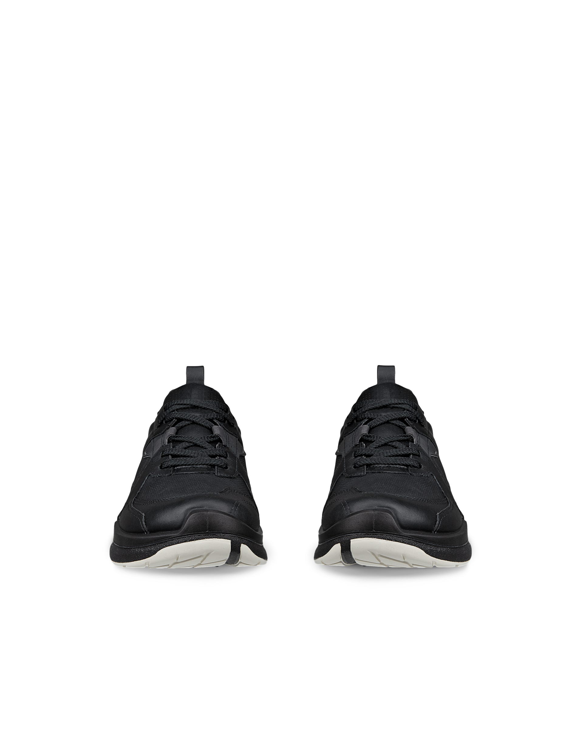 ECCO biom 2.2 WOMEN ウィメンズ レザーGore-Texスニーカー - ブラック - Front pair