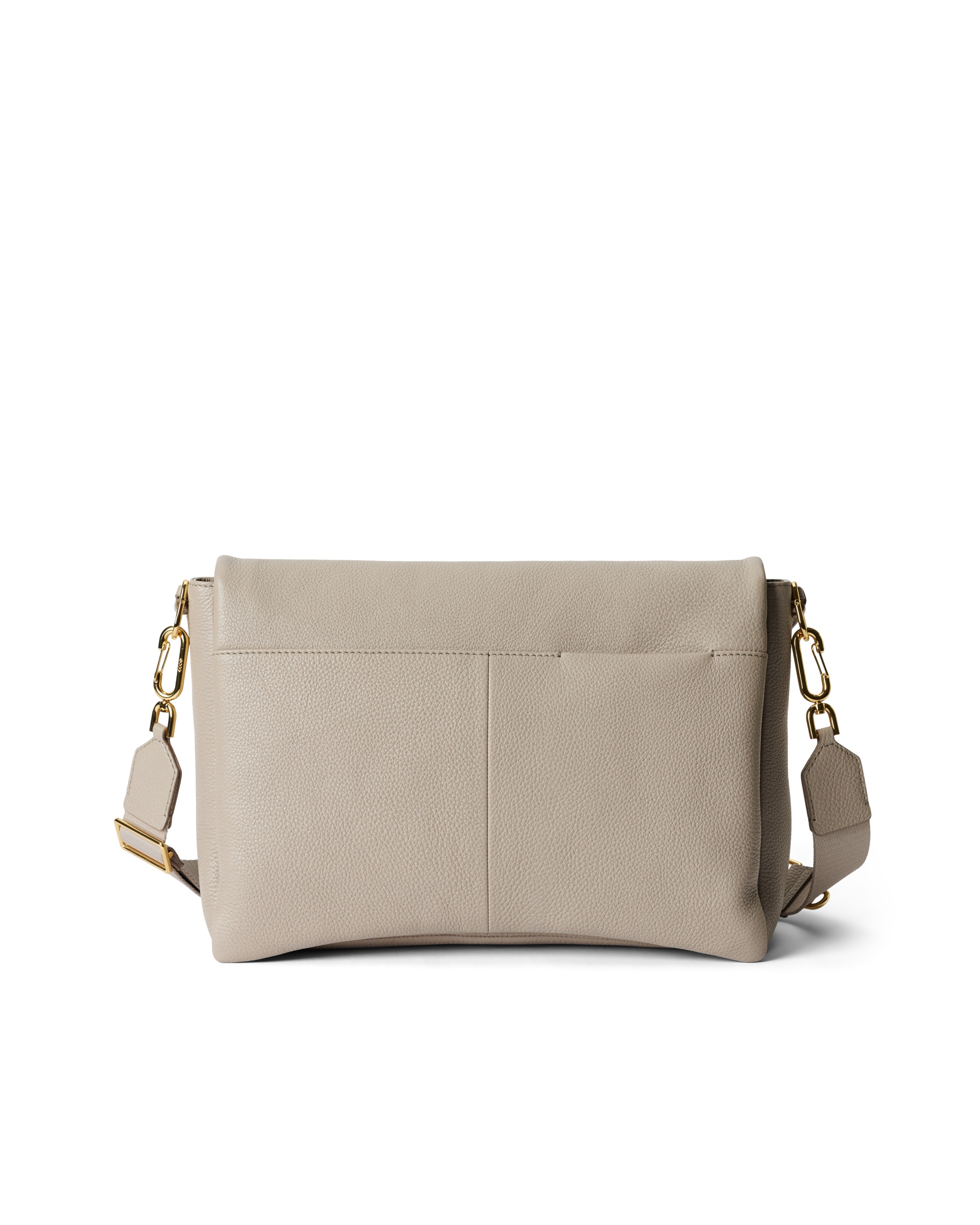 ECCO Pinch Bag XL レザーピンチバッグ - ベージュ - Back