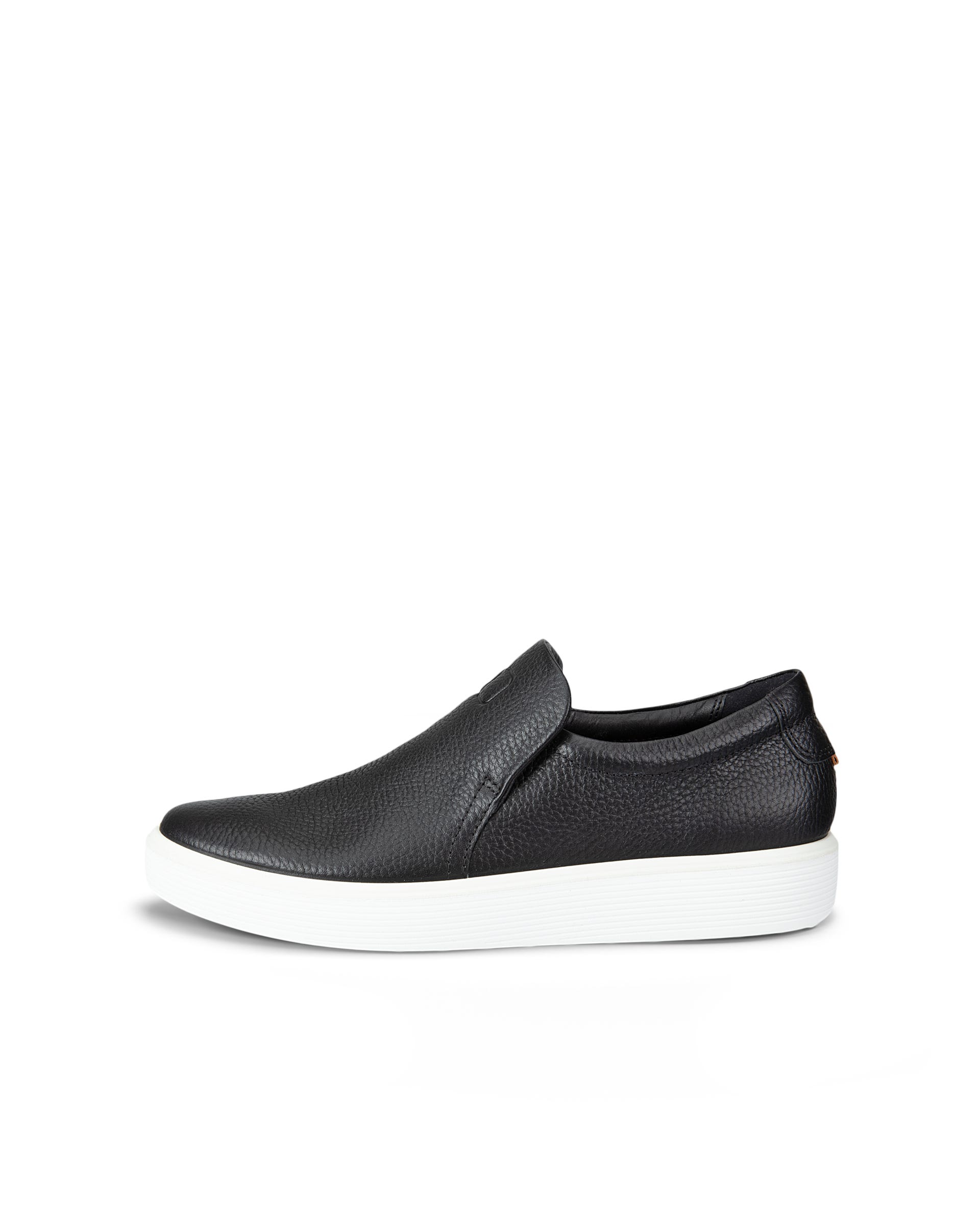 ECCO Soft 60 ウィメンズ レザースリッポンスニーカー - ブラック - Outside