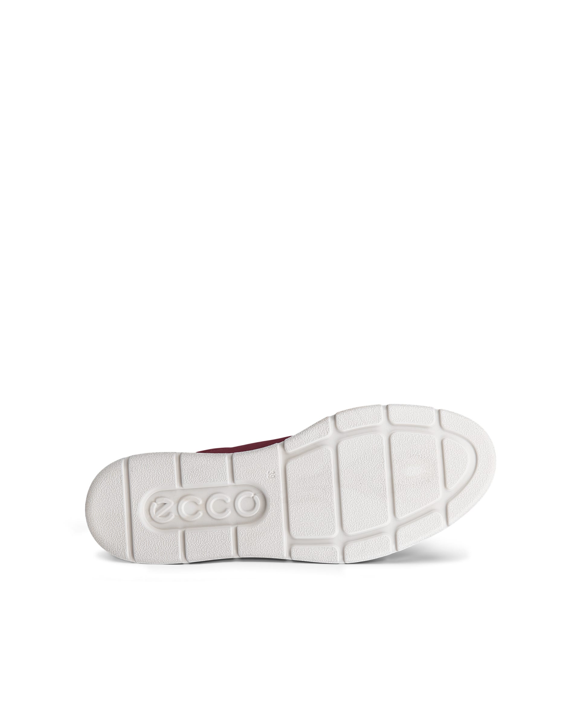 Damskie nubukowe sneakersy ECCO® BELLA 2 - Czerwony - Sole