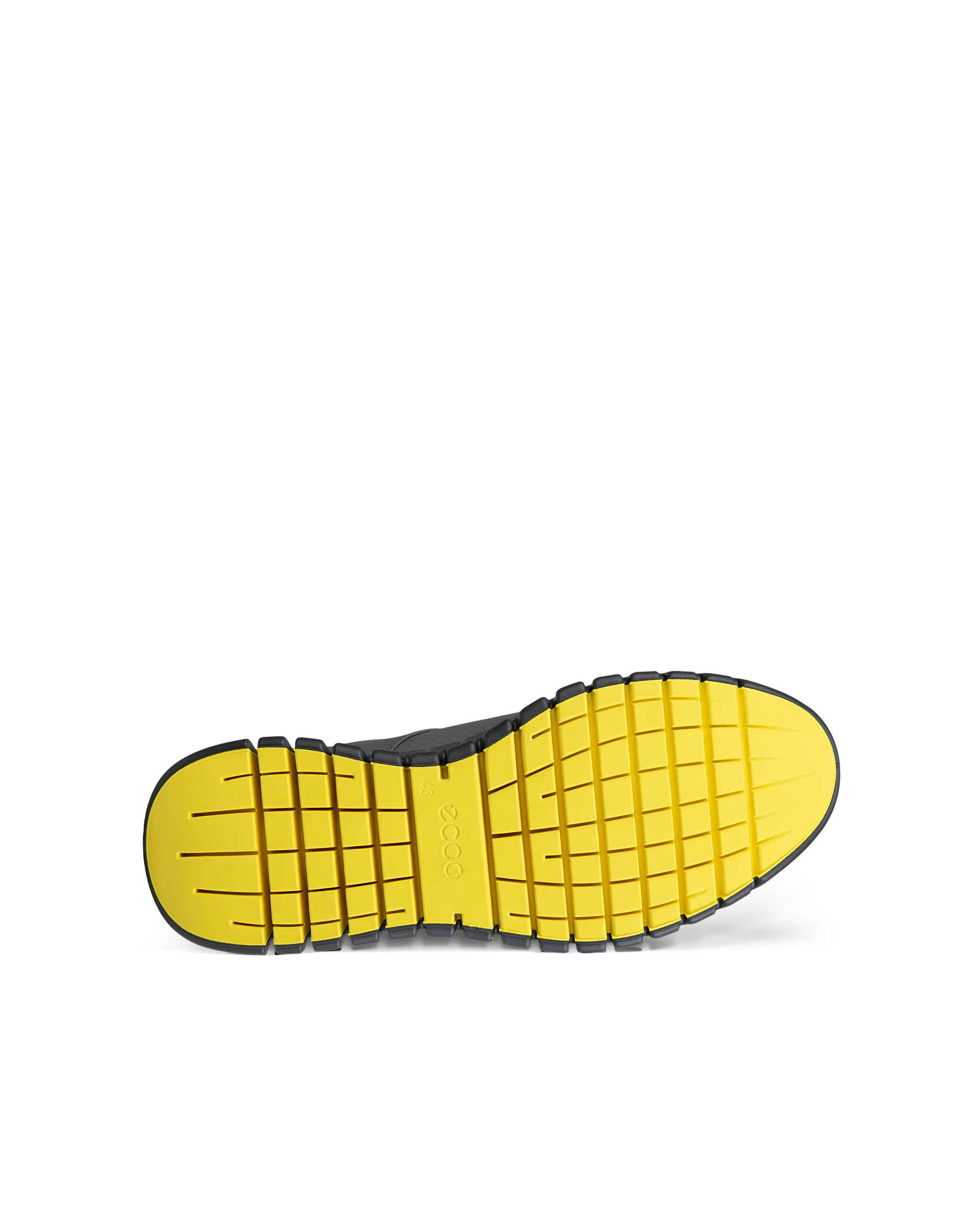 ECCO® Gruuv baskets en cuir pour homme - Gris - Sole