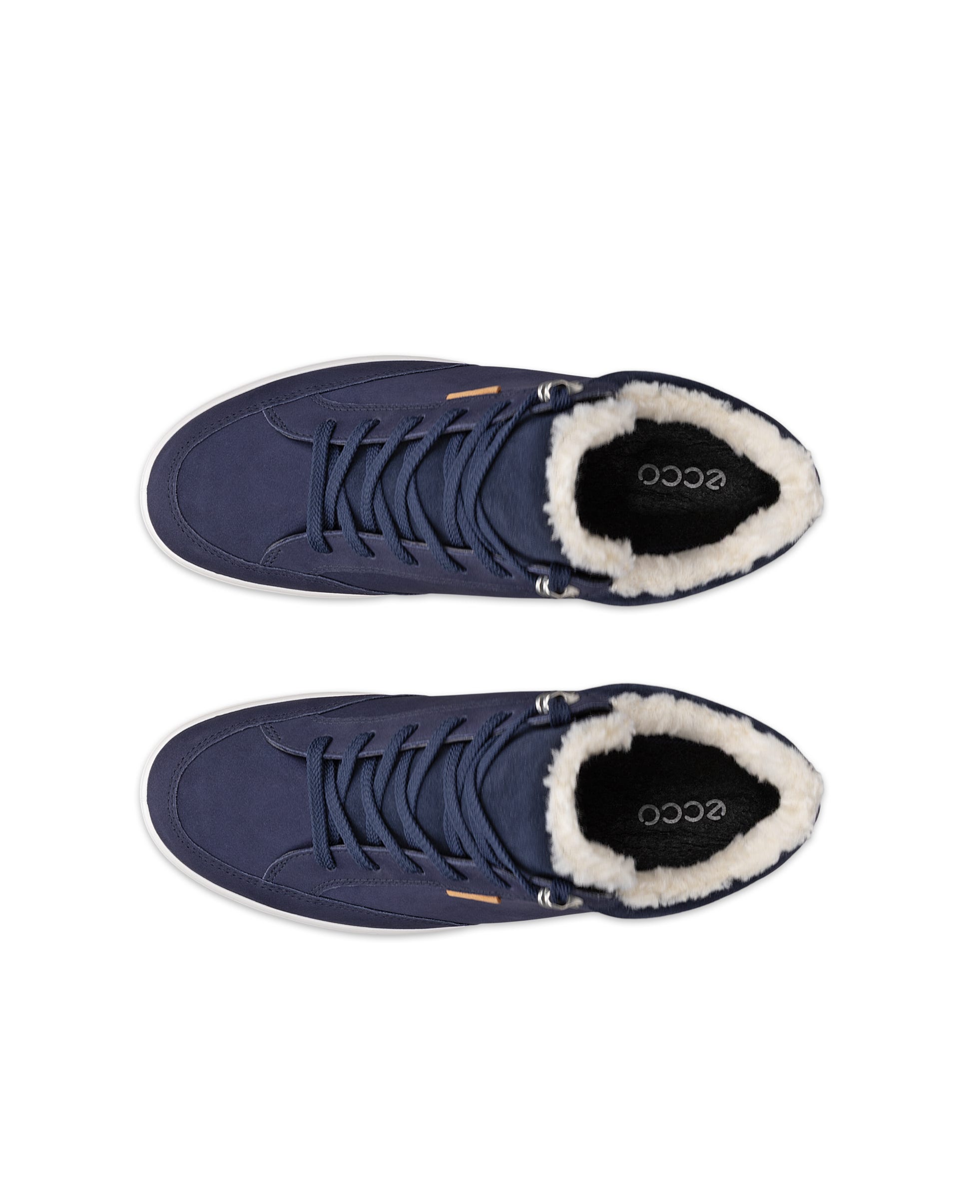 Women's ECCO® SOFT 7 TRED Nubuck Gore-Tex Mid-Cut Boot - Blue - Outside