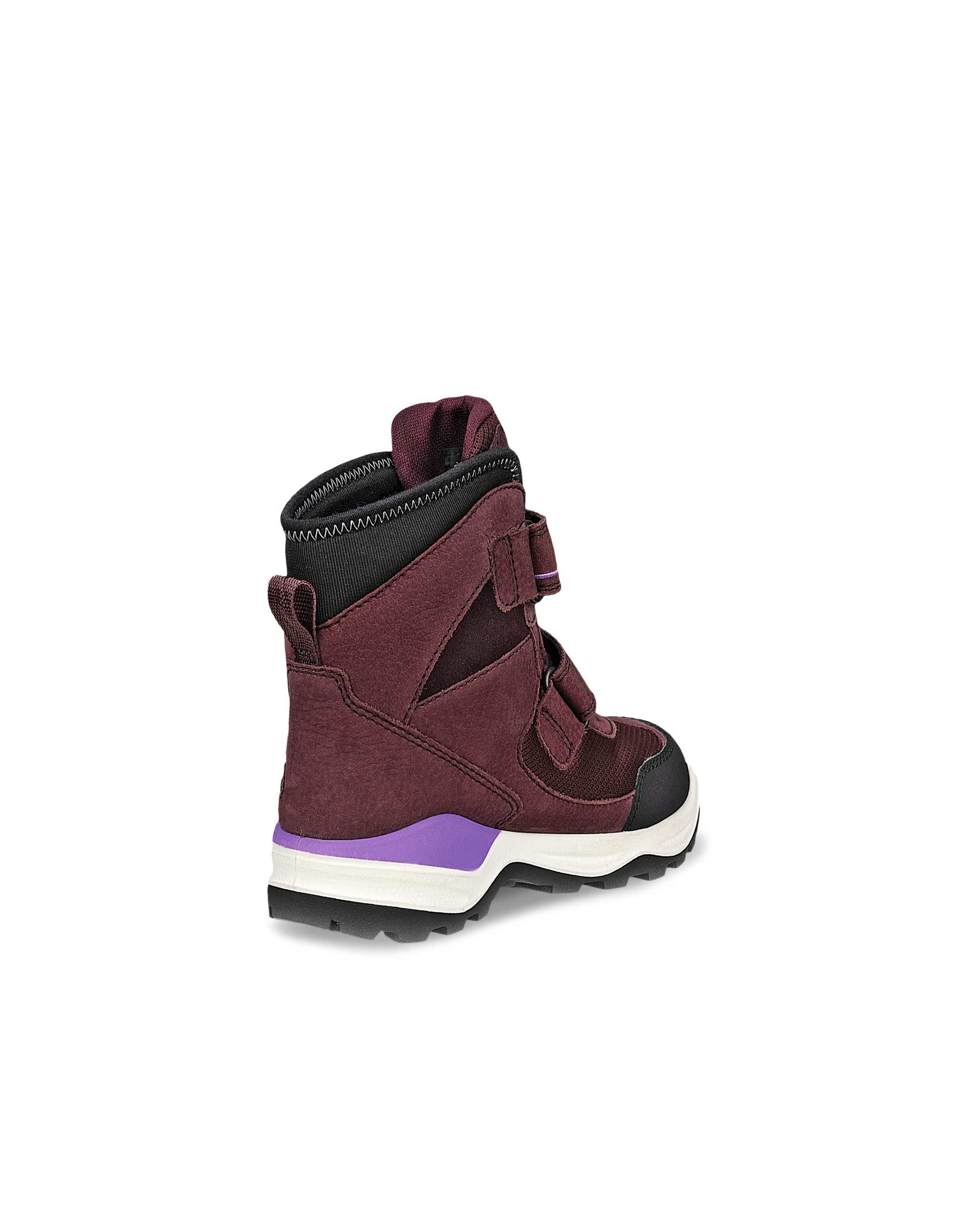 ECCO® Snow Mountain dječje zimske čizme od nubuka Gore-Tex - Purpurna - Back