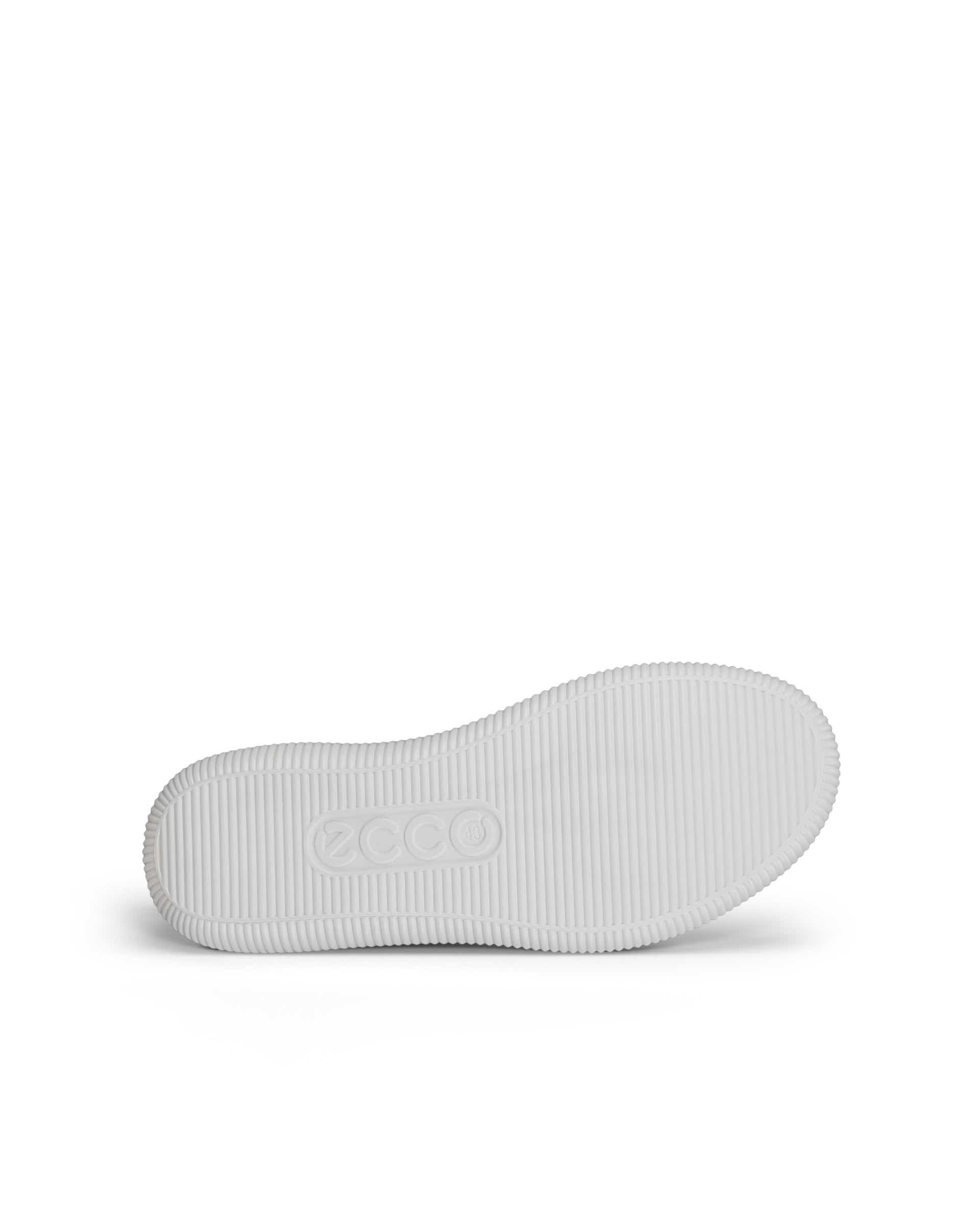 ECCO® Soft Zero Heren leren sneaker - Grijs - Sole