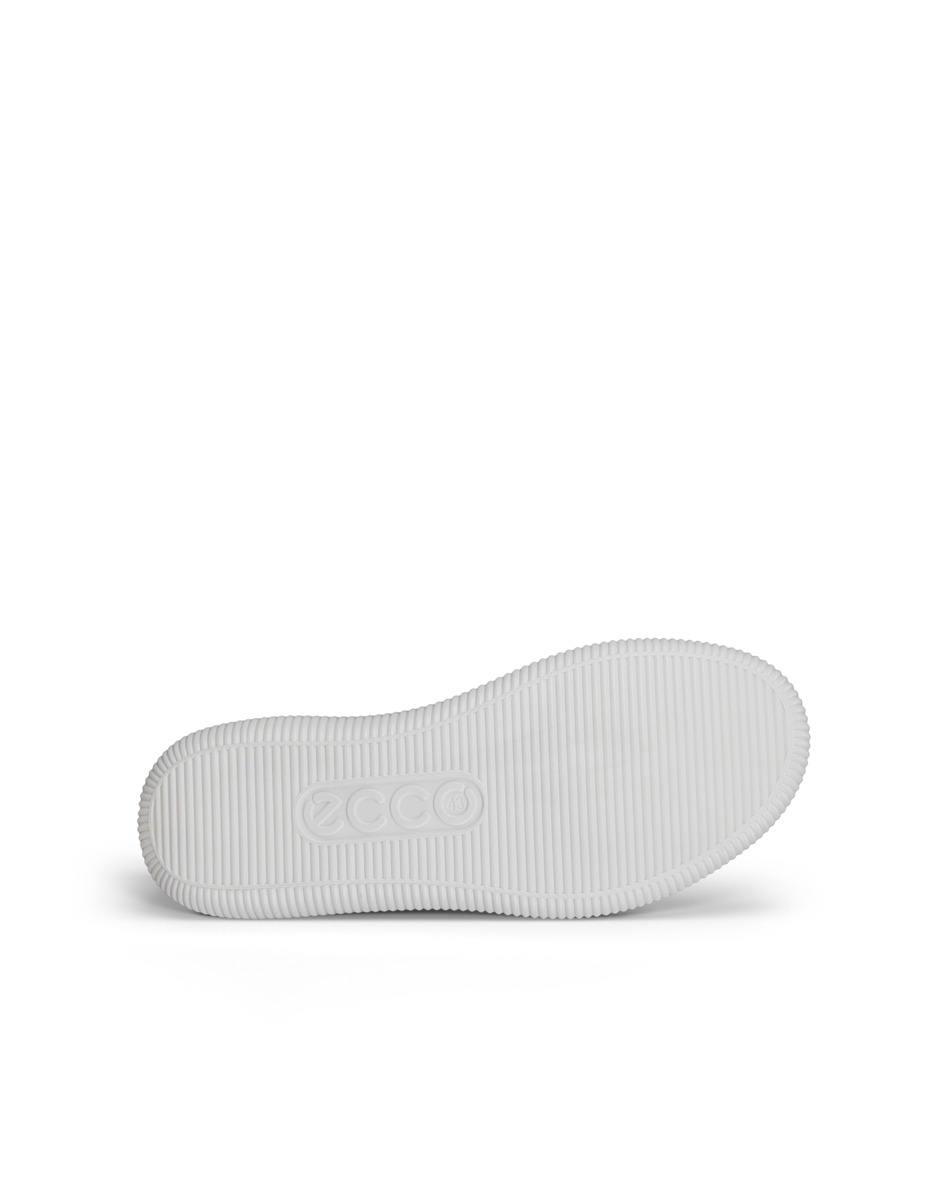 ECCO® Soft Zero Heren leren sneaker - Grijs - Sole