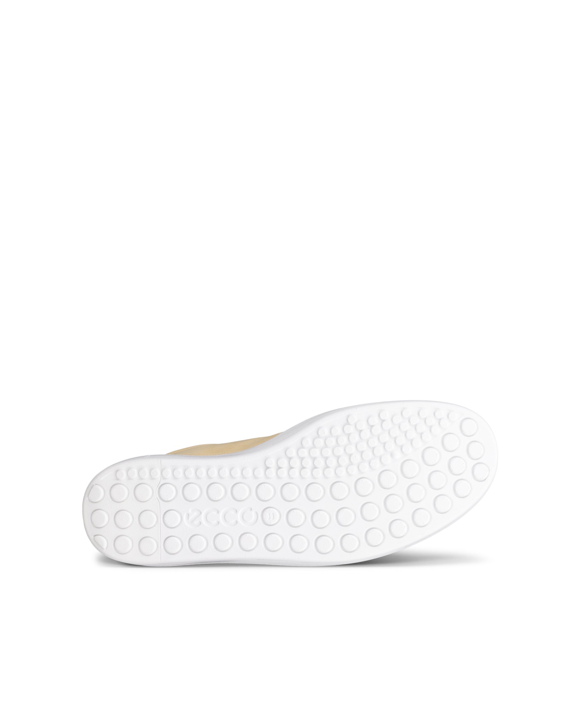 Zapatillas de nobuk ECCO® Soft 60 para mujer - Amarillo - Sole