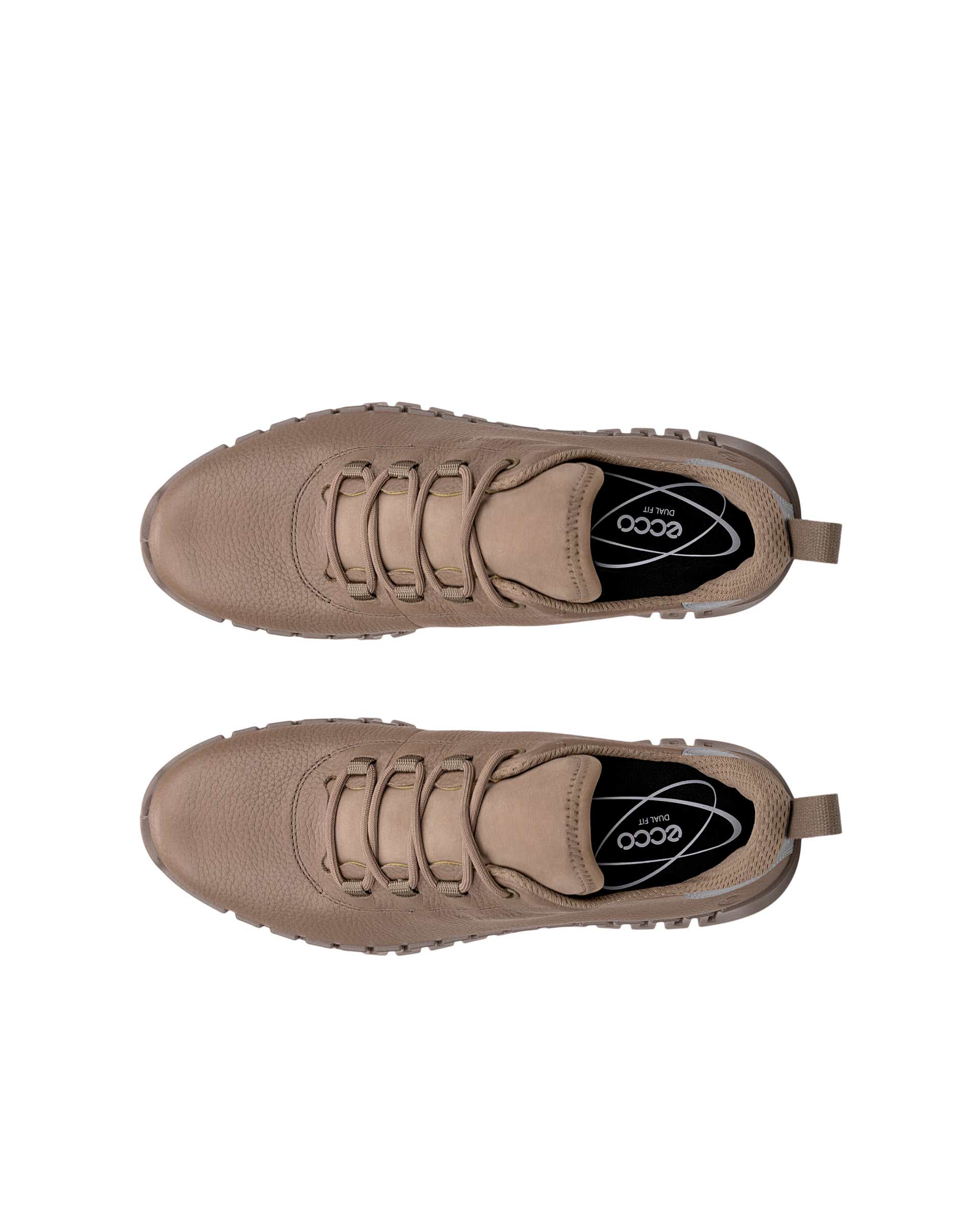 Ténis couro Gore-Tex mulher ECCO® GRUUV - Castanho - Top left pair