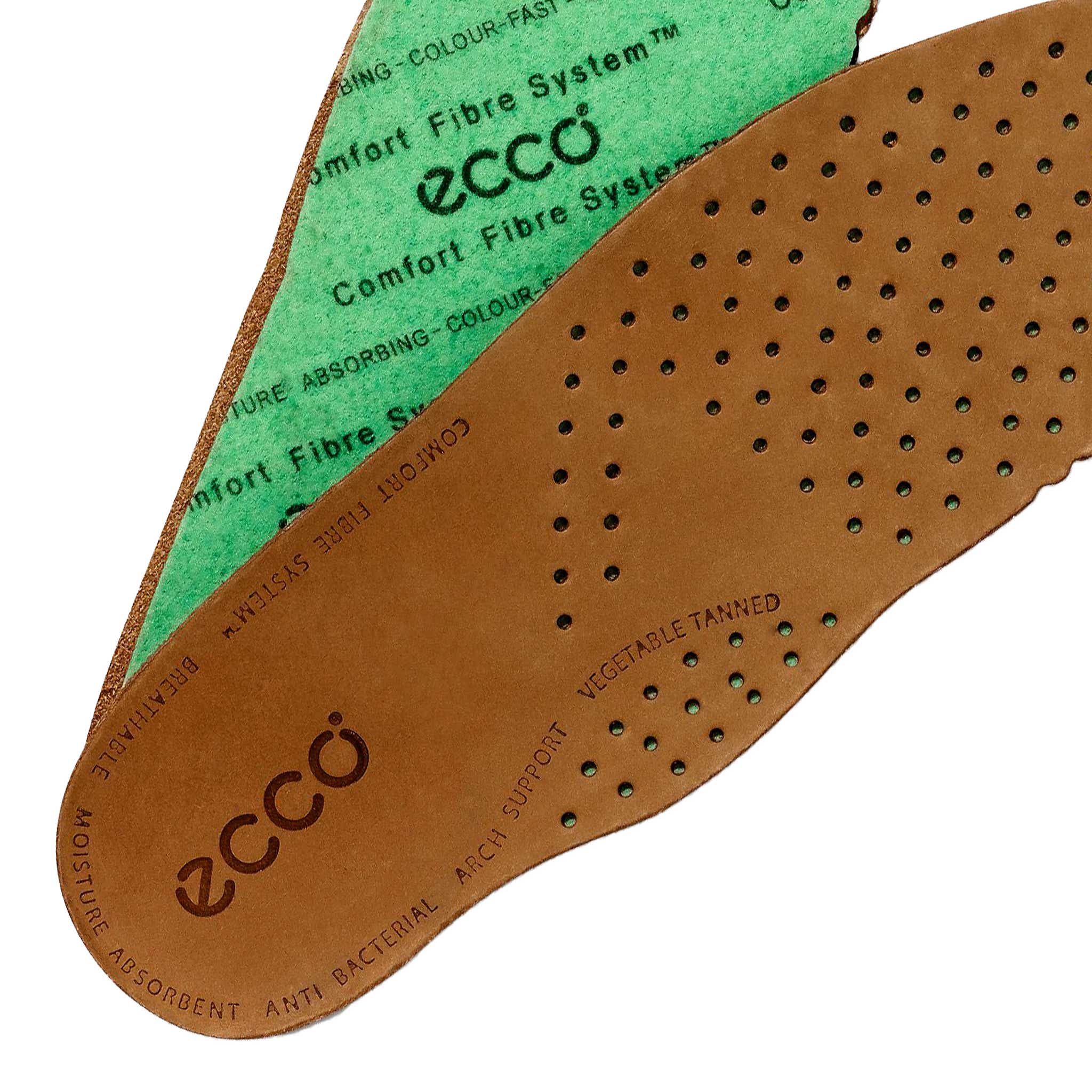 ECCO® Ladies Leather Insole - Brown - Detail-2
