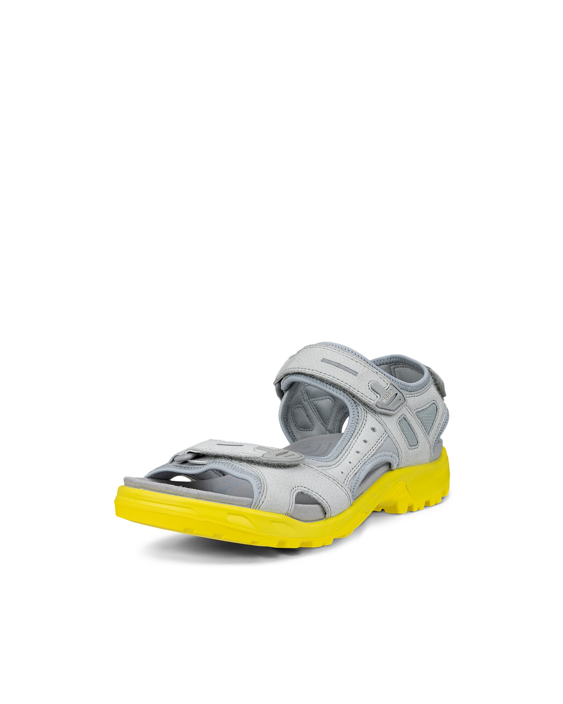 Men's ECCO® Offroad Nubuck Outdoor Sandal - Grey - Main